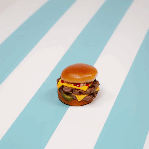 burger hardees stripe .gif