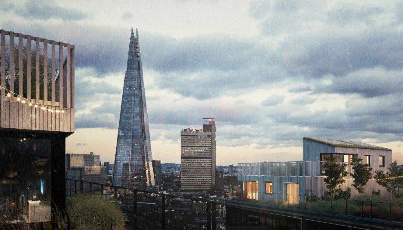 Skyroom – recently published a white paper exploring the provision of homes on London’s disused rooftops. https://riseup.skyroom.london/