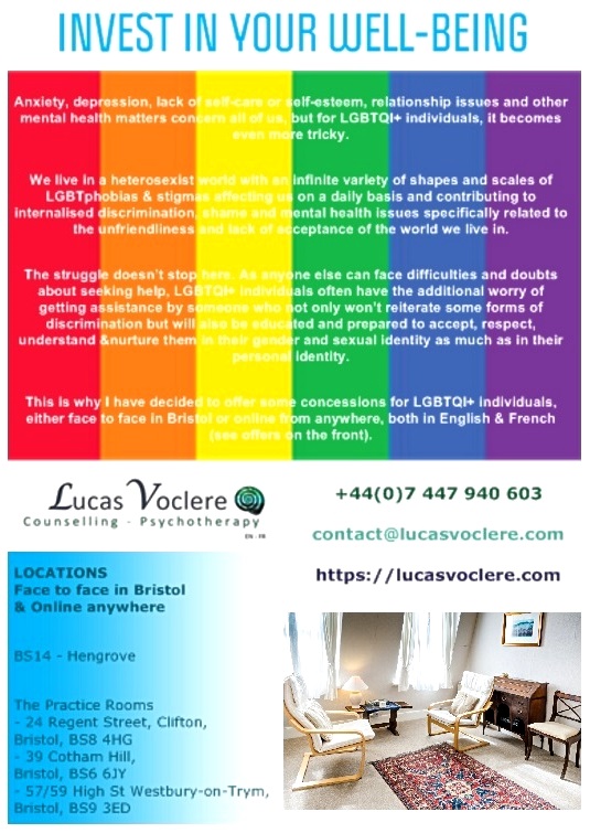 *Concession offer: £40/session for the first 6 sessions then normal rates apply