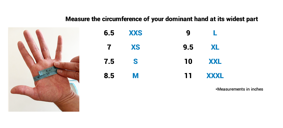 F33L sim racing glove sizing
