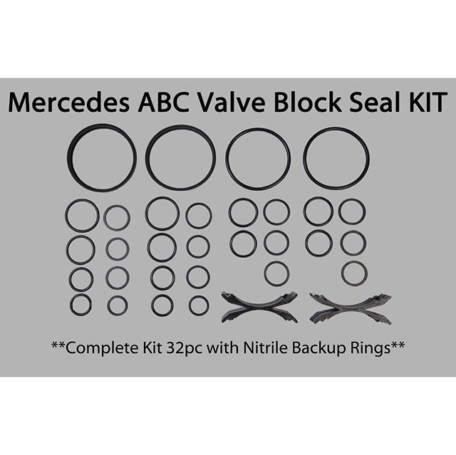 Limited number of nitrile backup ring kits available as we begin to phase them out. PTFE is far superior and does not contaminate the system the way deteriorated nitrile dies. All the small pieces you see coming off from extrusion damage contaminate 
