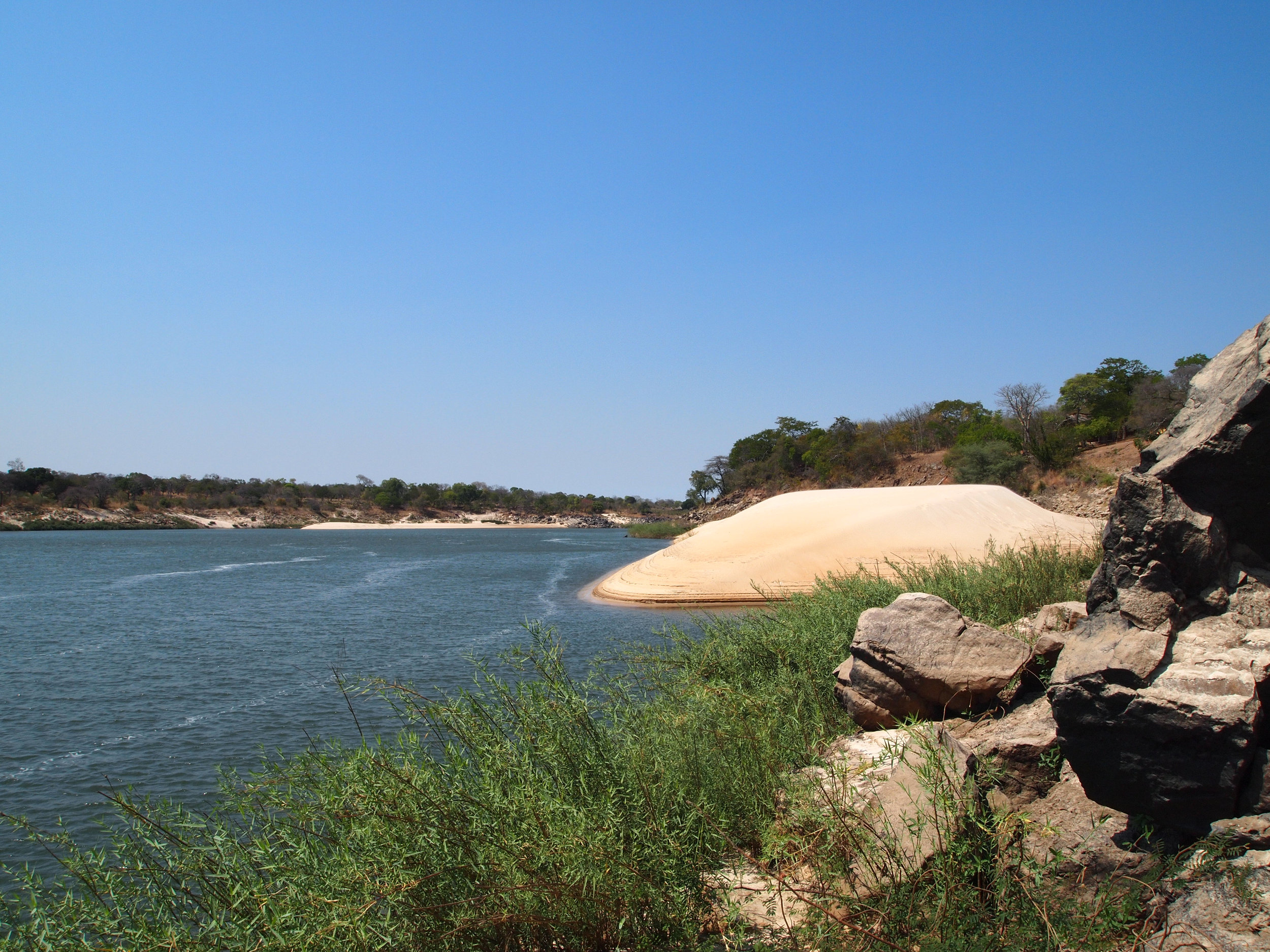 Zambezi river from Camp