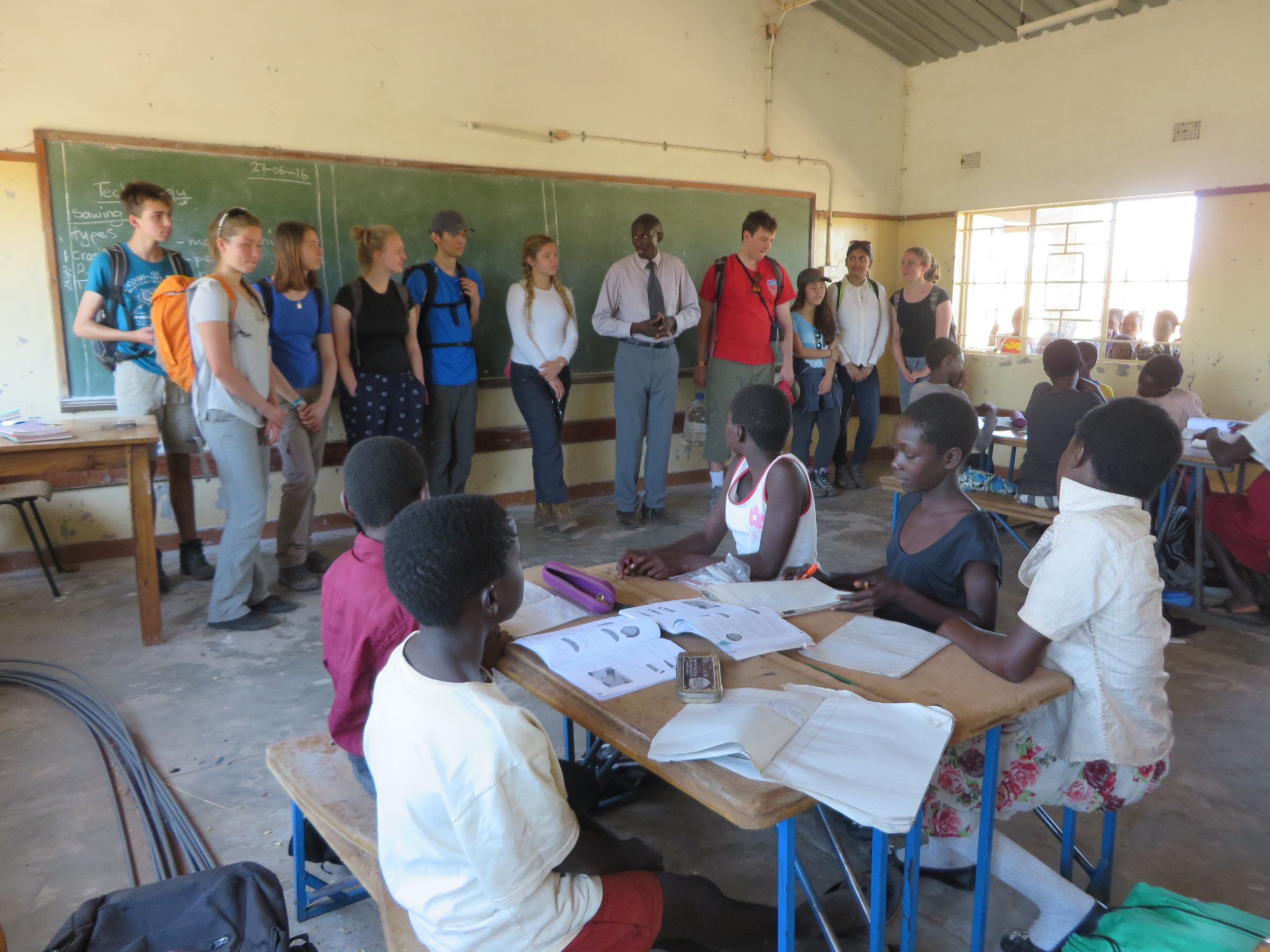 Itroducing the team at Nakabunze Primary school