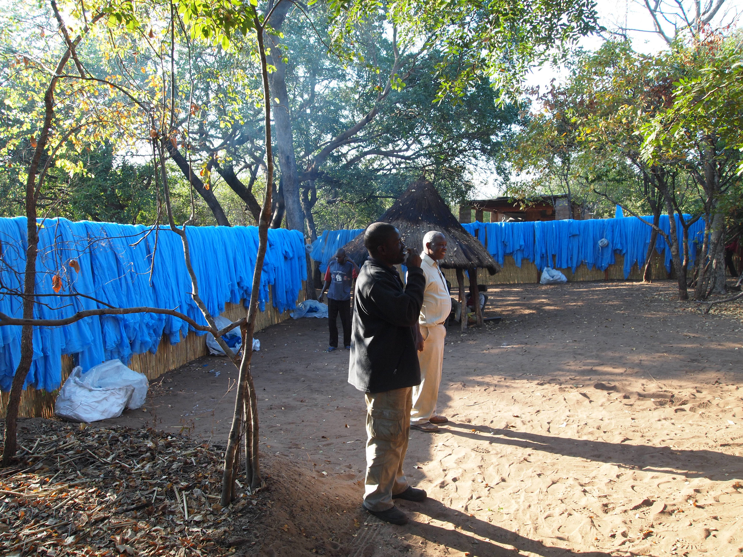 600 bed nets donatedby a Lausanne ne firm