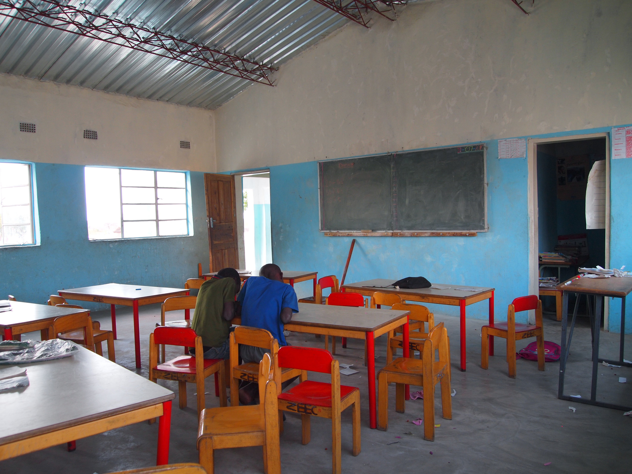 Classroom funiture for Kabula