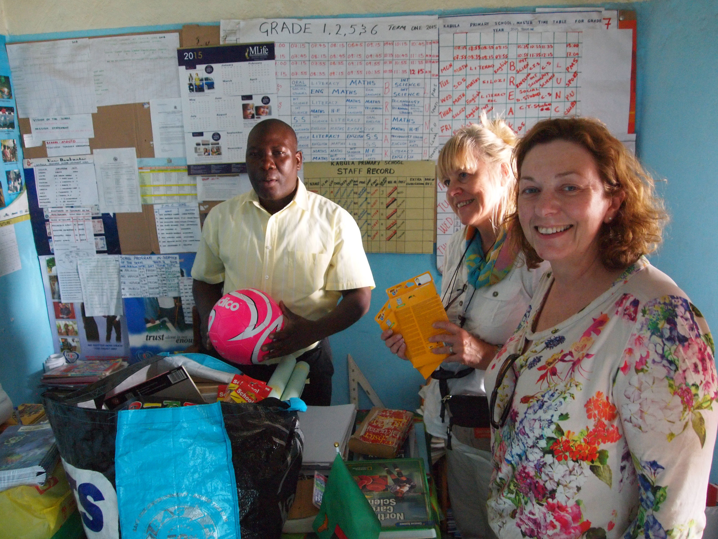 Materials for Kabula Basic School