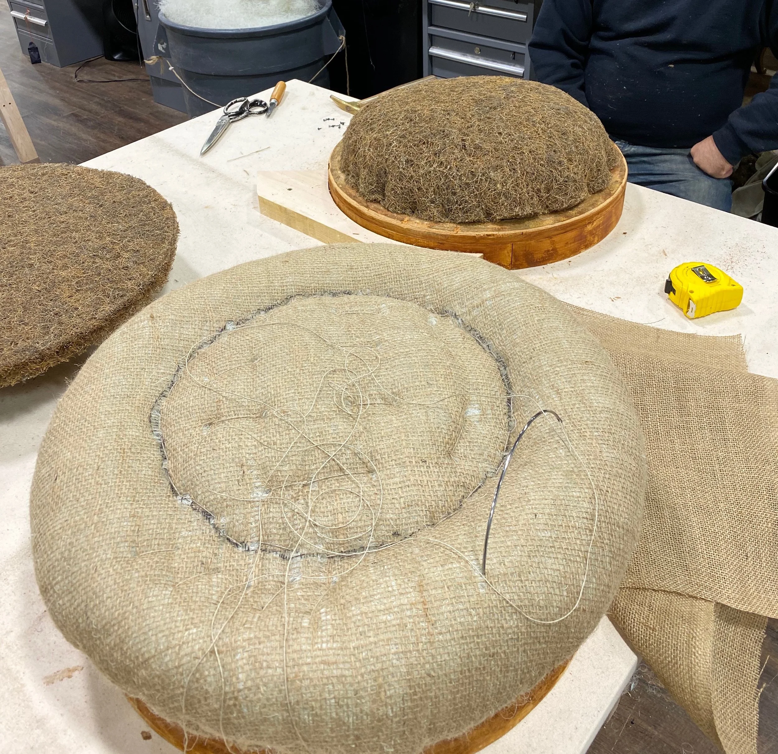 Tuffet seat in progress.jpg