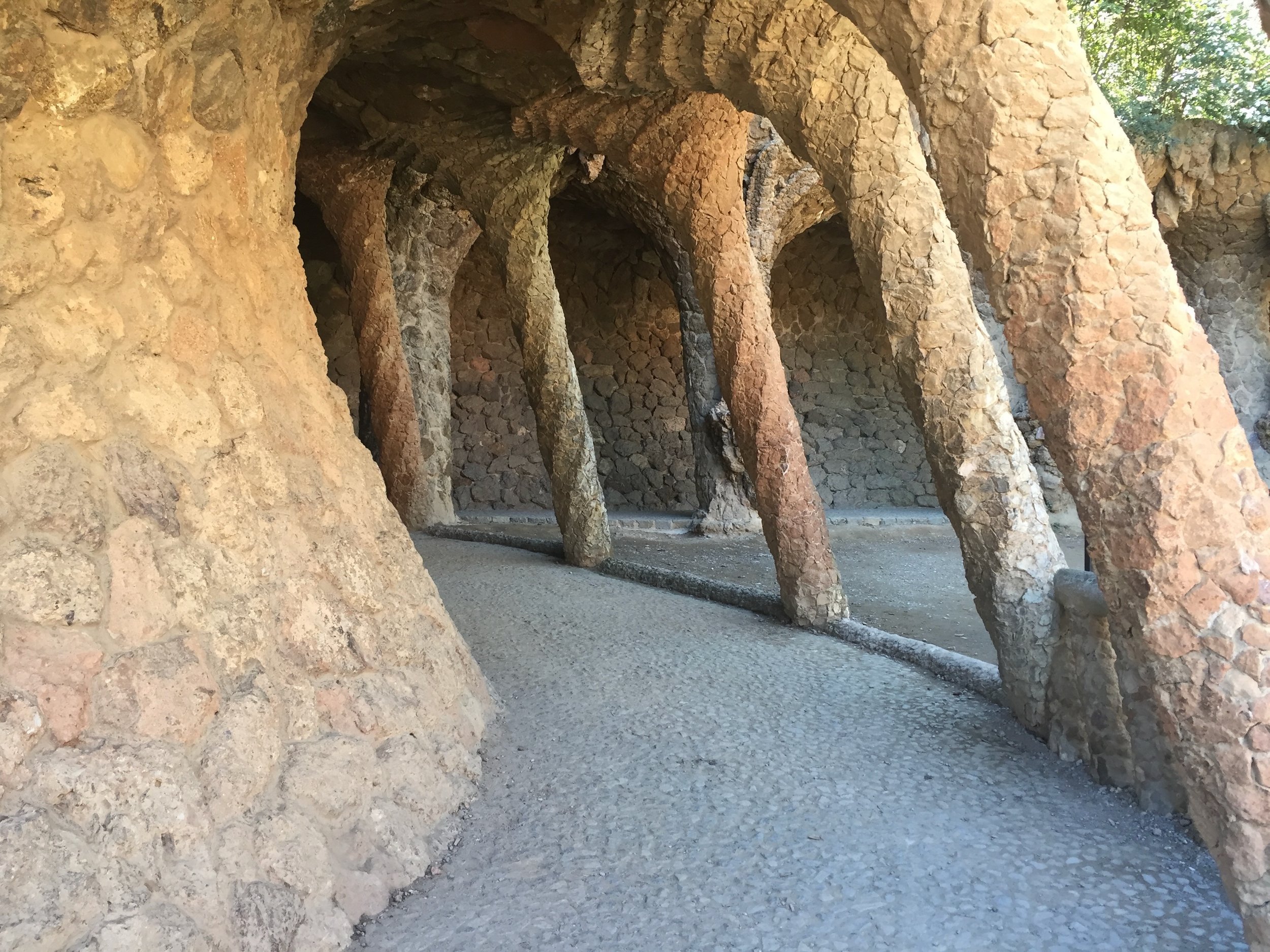 gaudi's colonnade