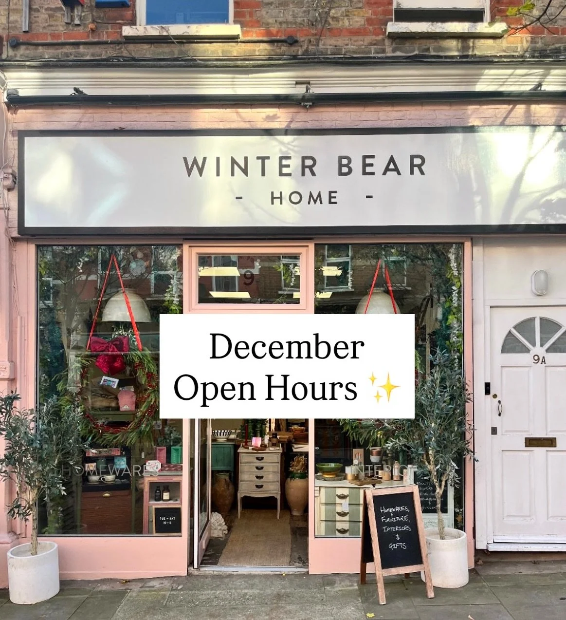 Hello December and hello one extra day to shop with us! 🙌🏻

From today we will be open Tuesday through to Sunday, all the way up to Christmas eve!

December open hours are as follows:

✨ Tuesday - Saturday: 10am - 5pm
✨ Sunday: 10am - 2pm

Let&rsqu