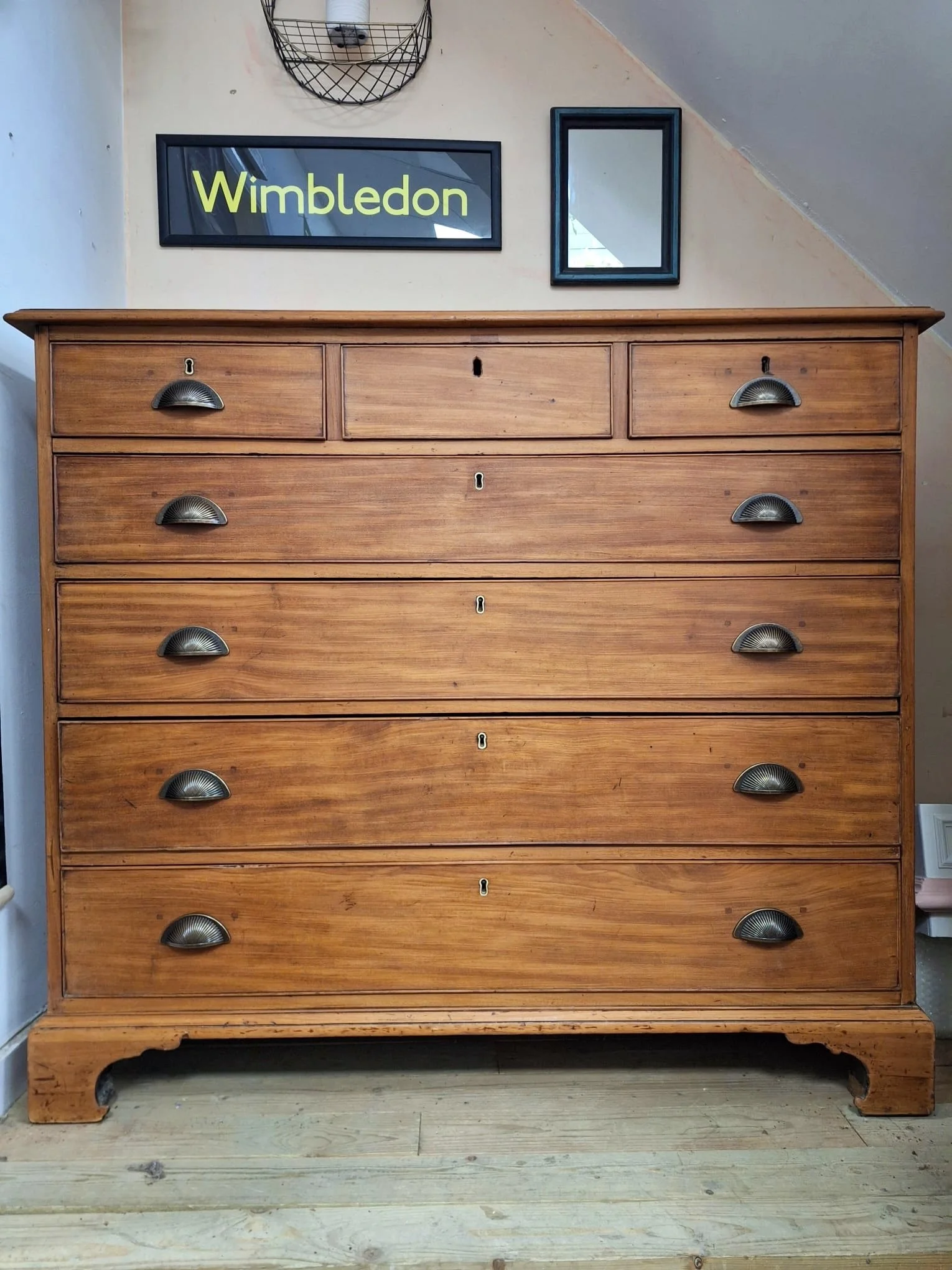 We&rsquo;re finishing Friday with a little look at a bespoke chest of drawers we worked on recently for one of our lovely clients.

No painting required on this one, instead we stripped it back to reveal its wonderful wood grain, gave it a wax and ch