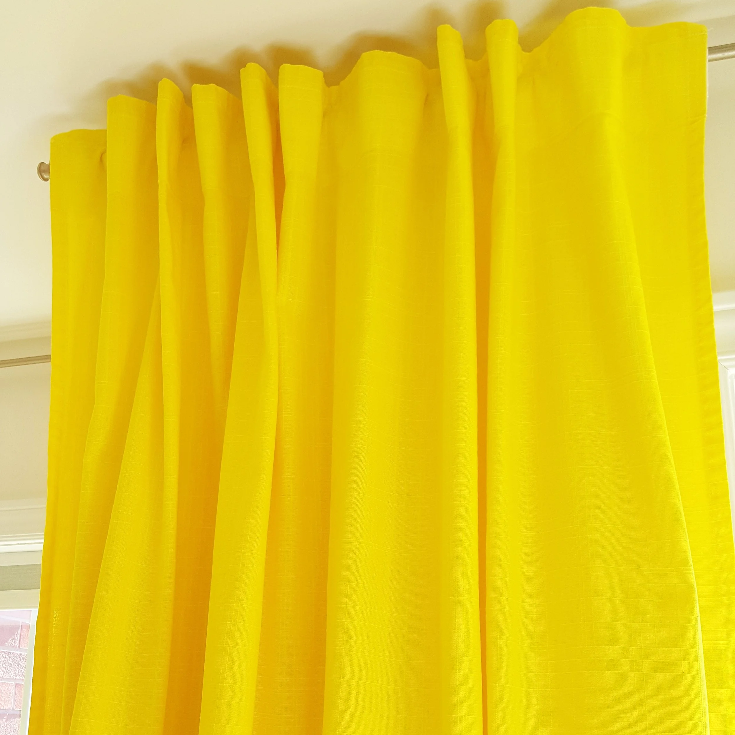 DIY Dyed Curtains
