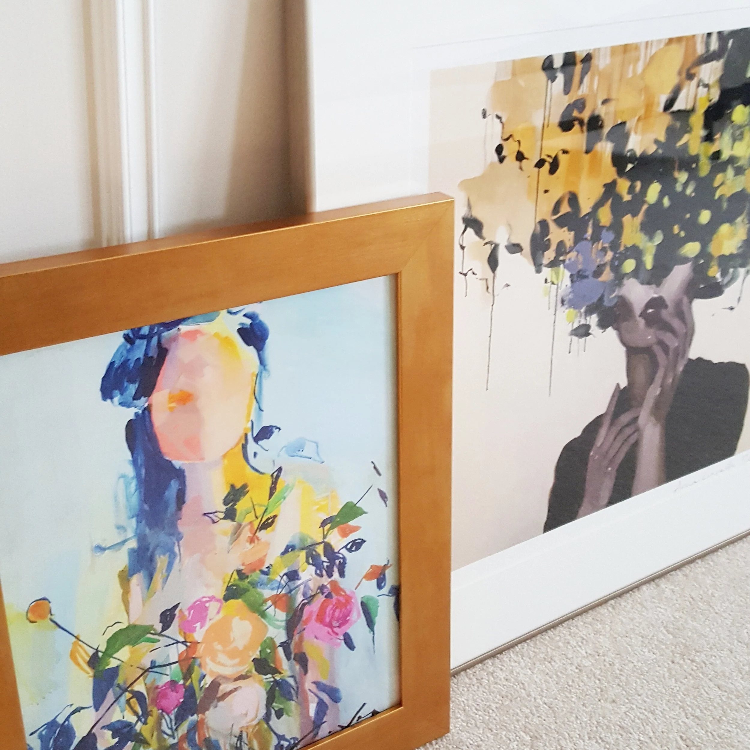 Prints by raven roxanne (left) & Anna Kincaide (right)