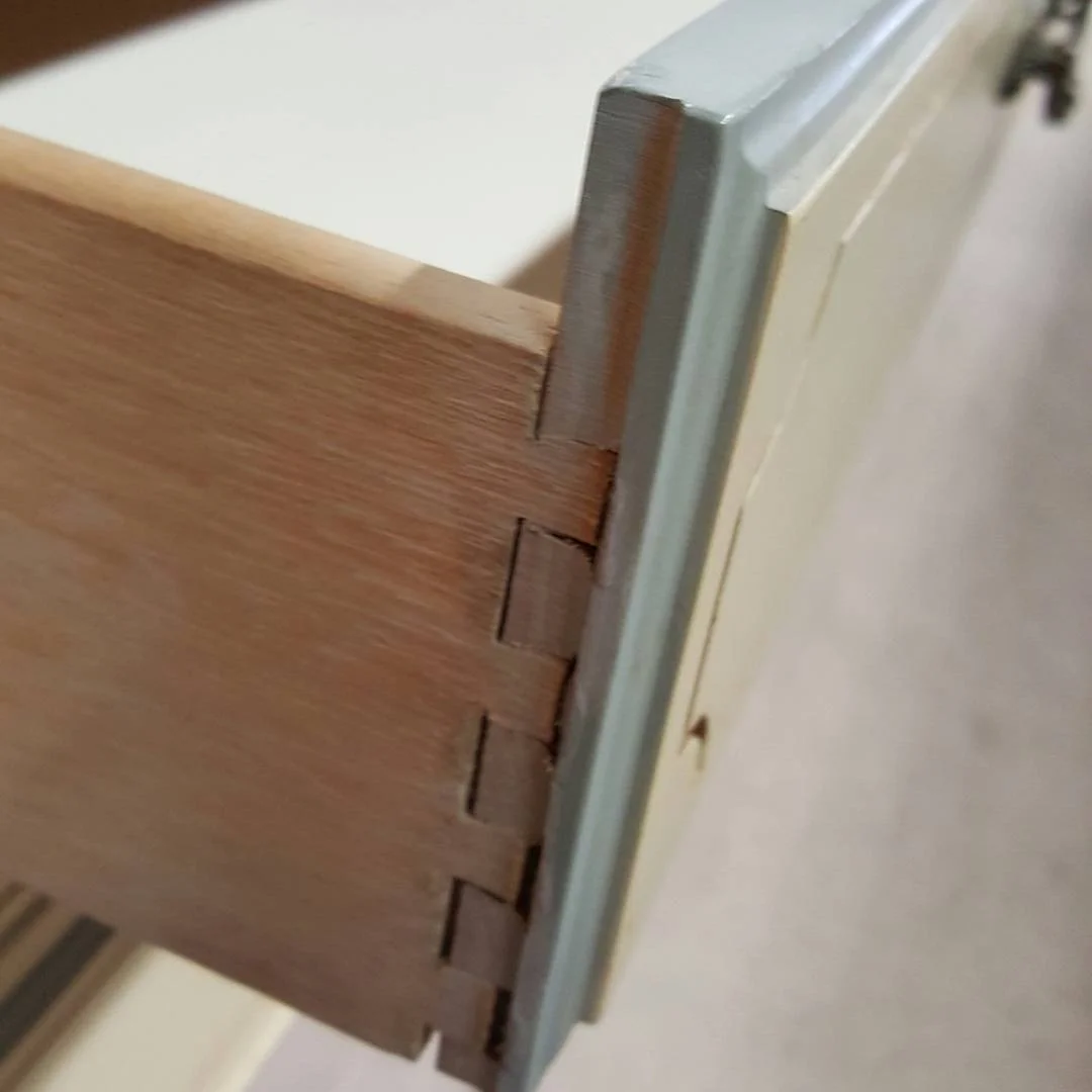 dovetailed drawers 