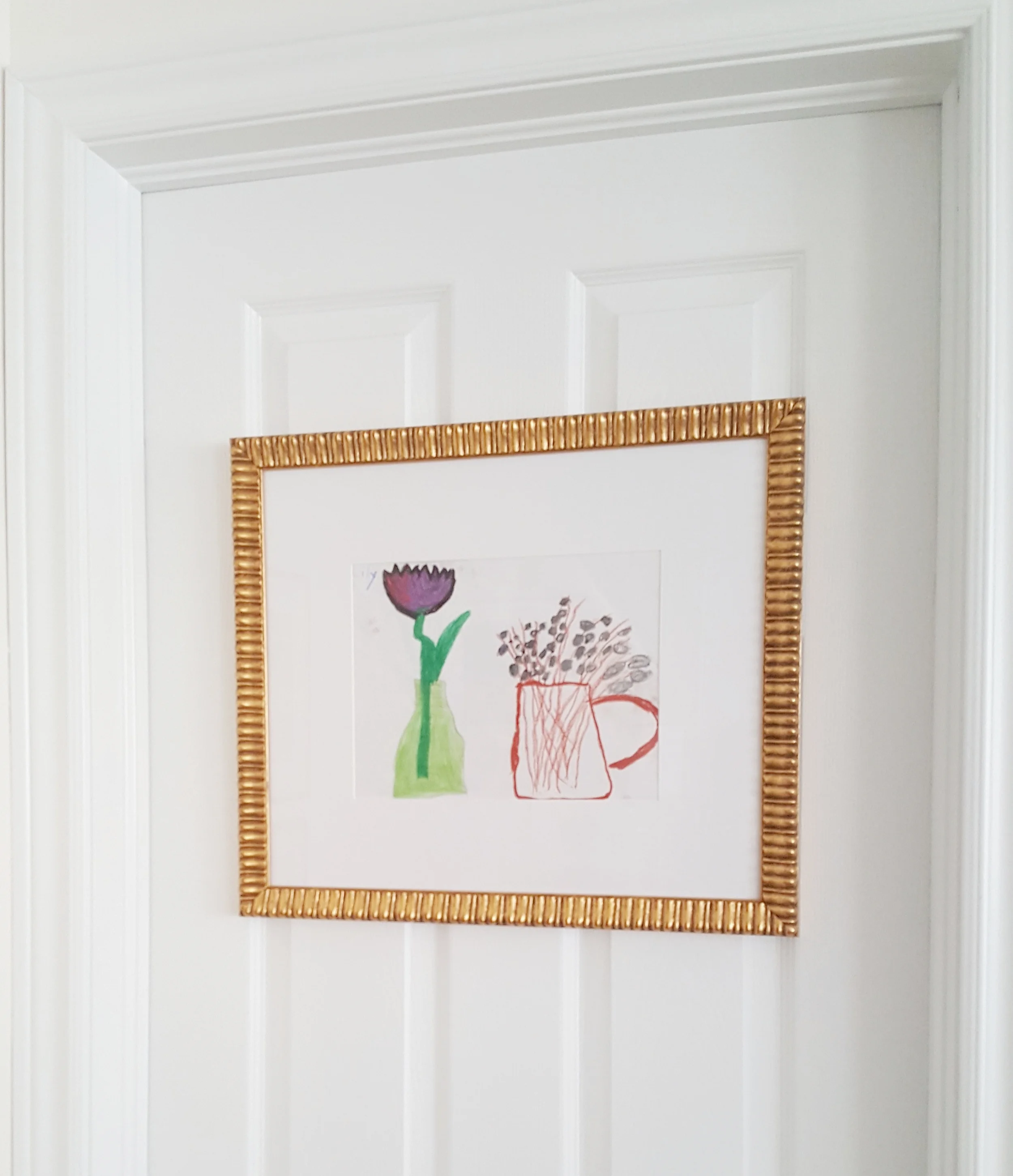 Lily's Pastel Drawing