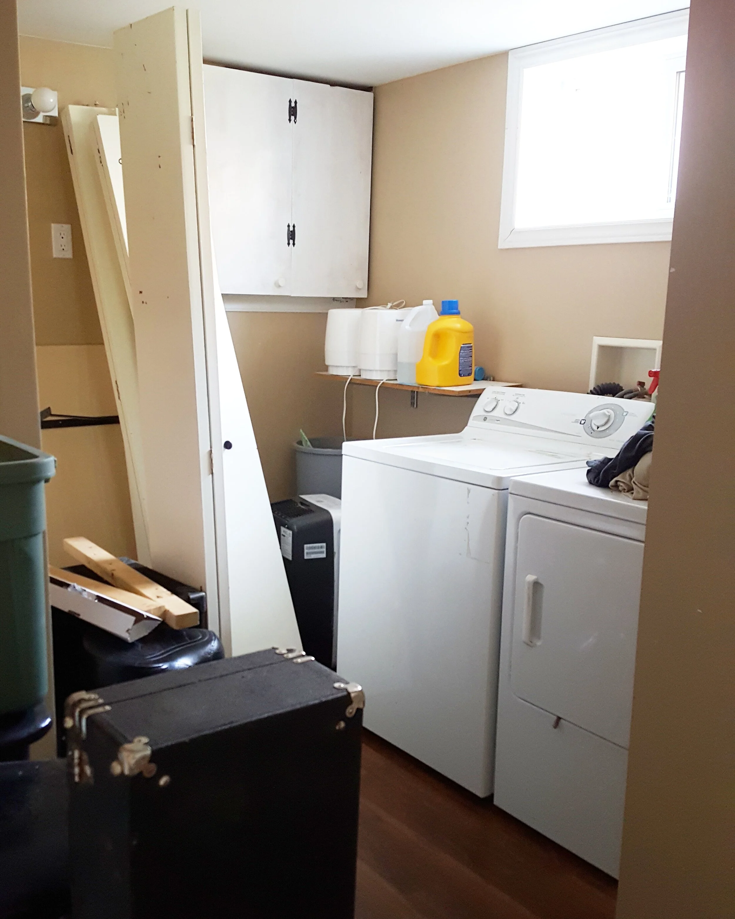 Spring 2020 One Room Challenge - Week 1: Laundry Room "Before"