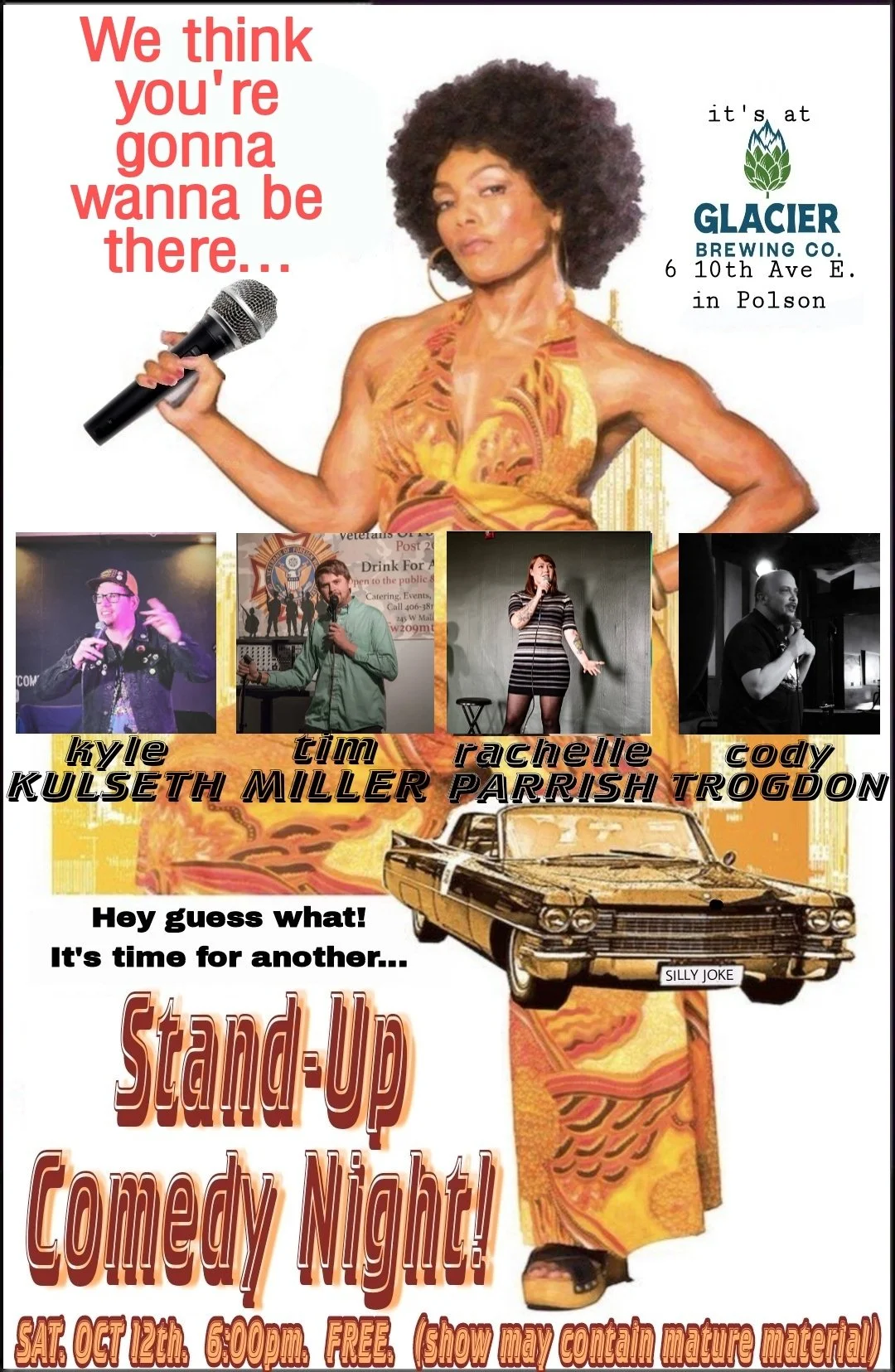 Standup Comedy Night @ Glacier Brewing Company