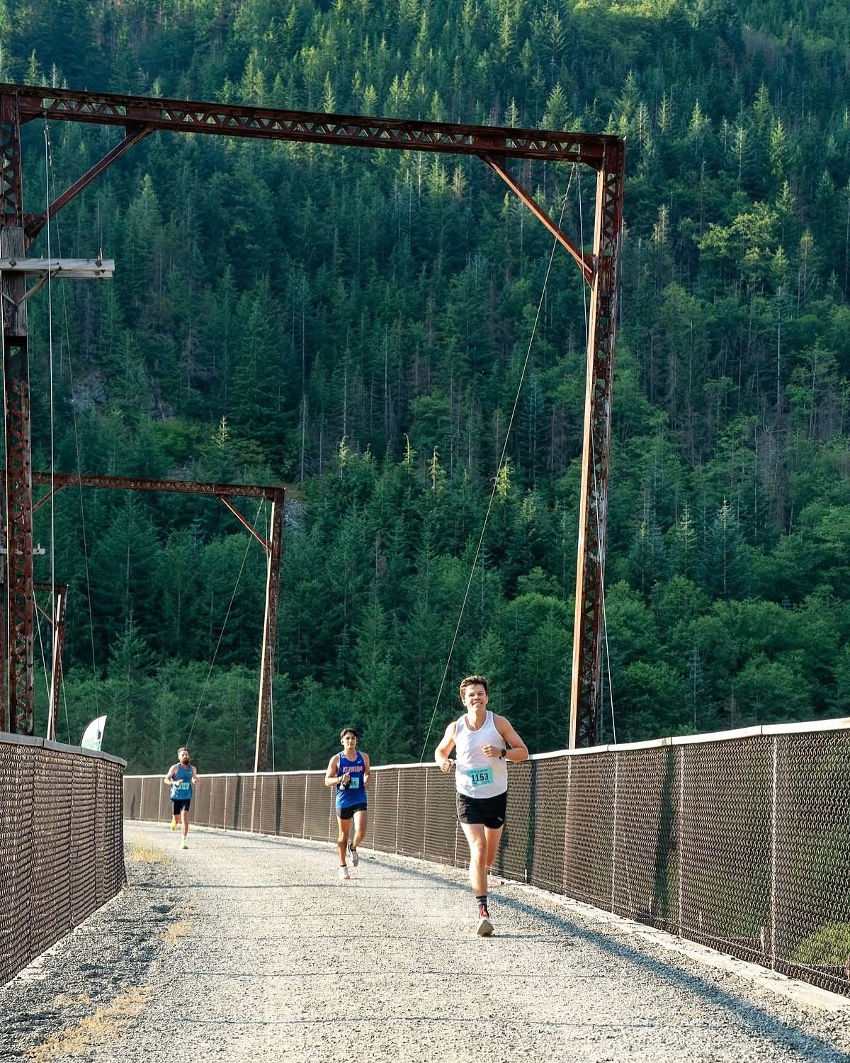 downhill marathon runners Washington Boston Qualifier marathon course Snoqualmie Pass marathon Pacific Northwest trail marathon