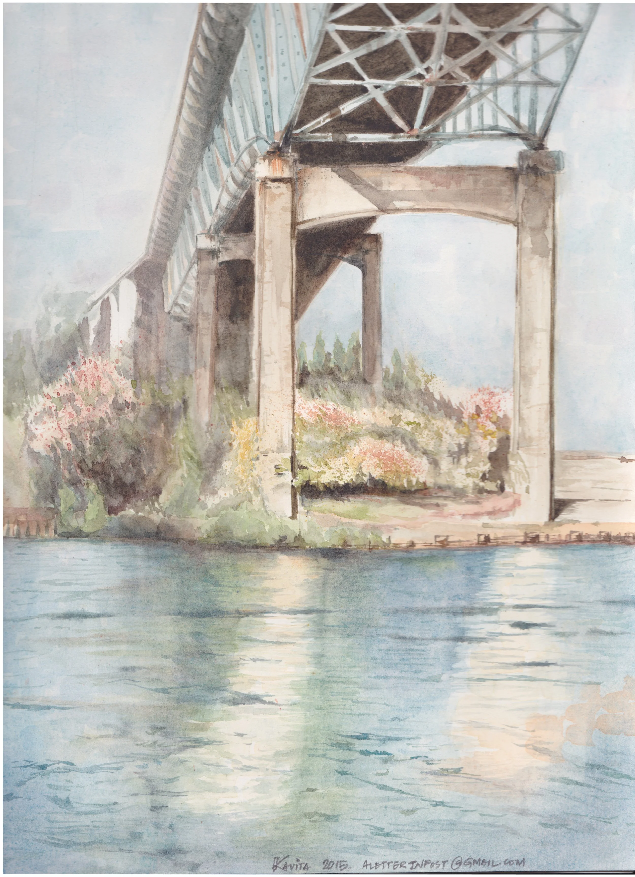   Water Plate 3    12" X 9"  