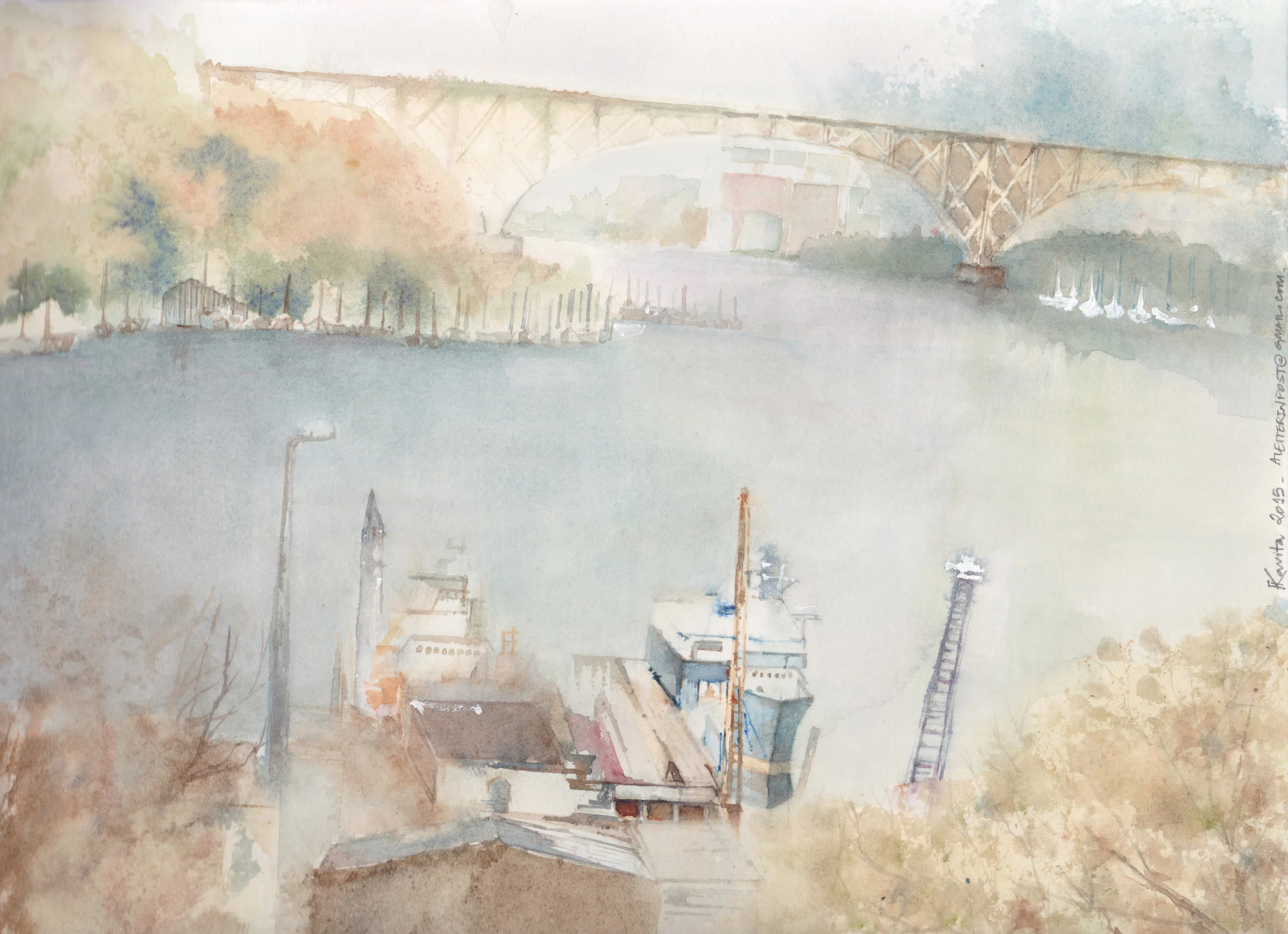   Water Plate 2    9" X 12"  