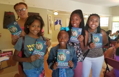 Sacramento chapter Summer Girls Book Club with Hidden Figures