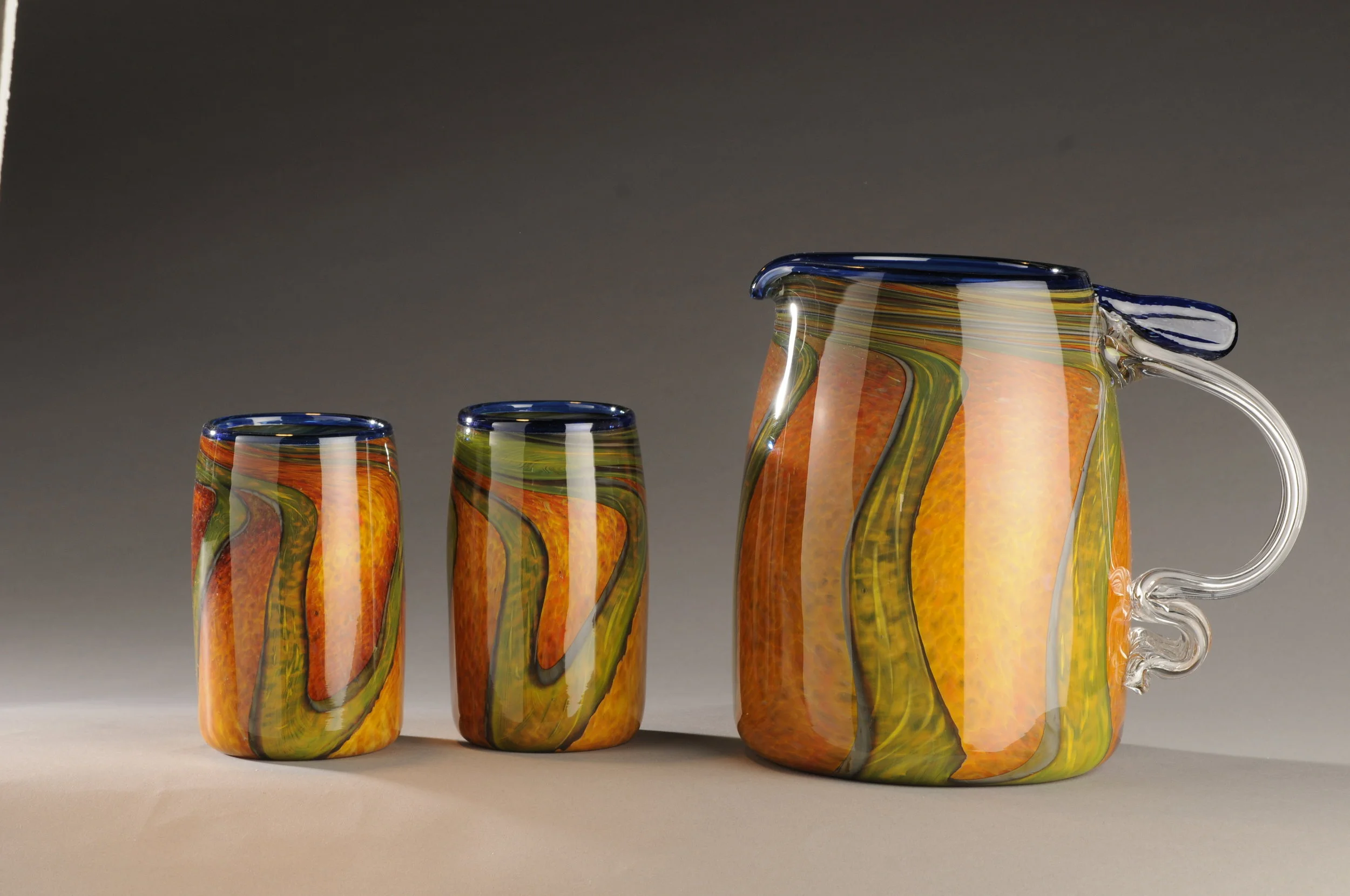 Pitcher & Six Glasses