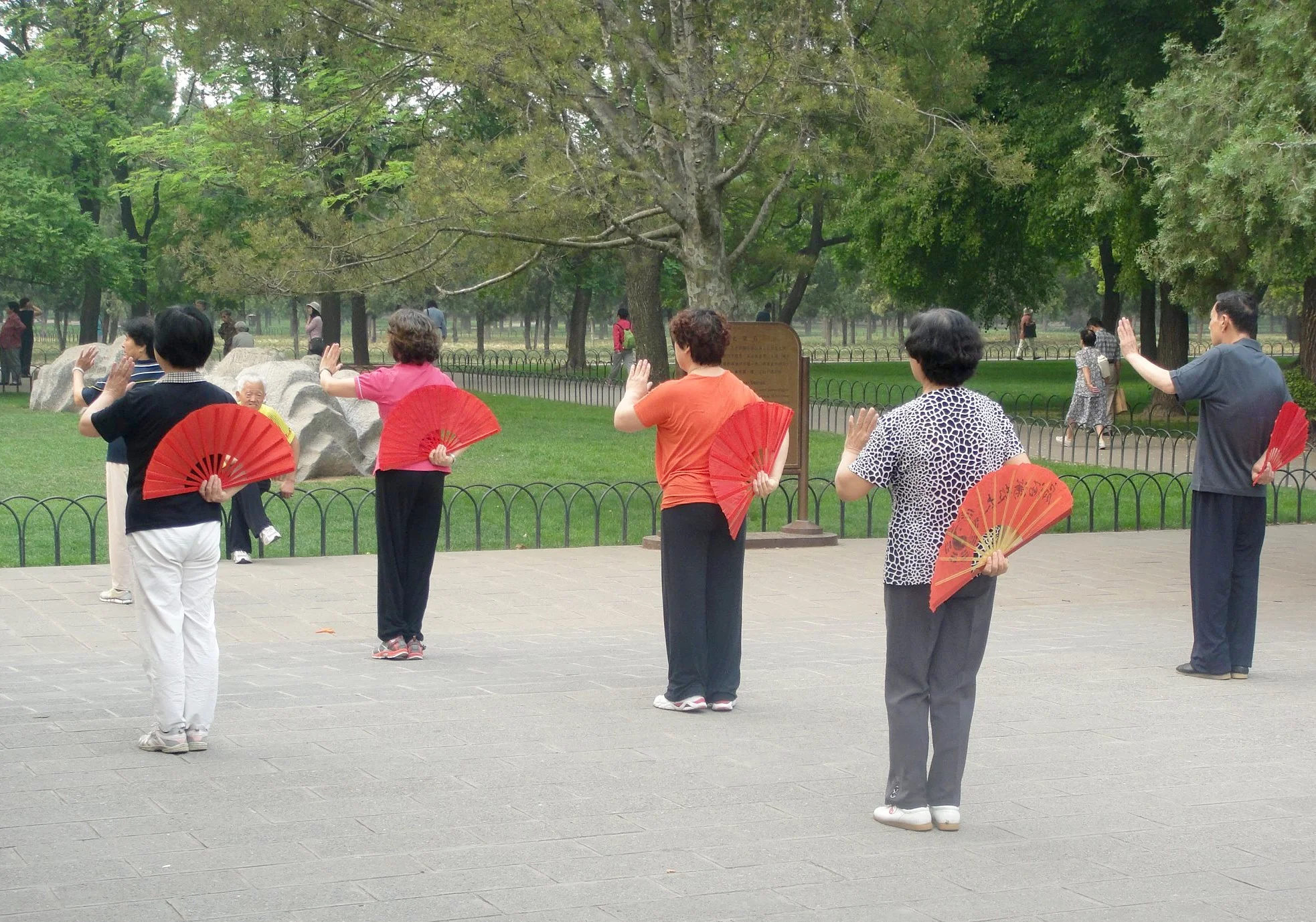Fan Dance in Beijing Park