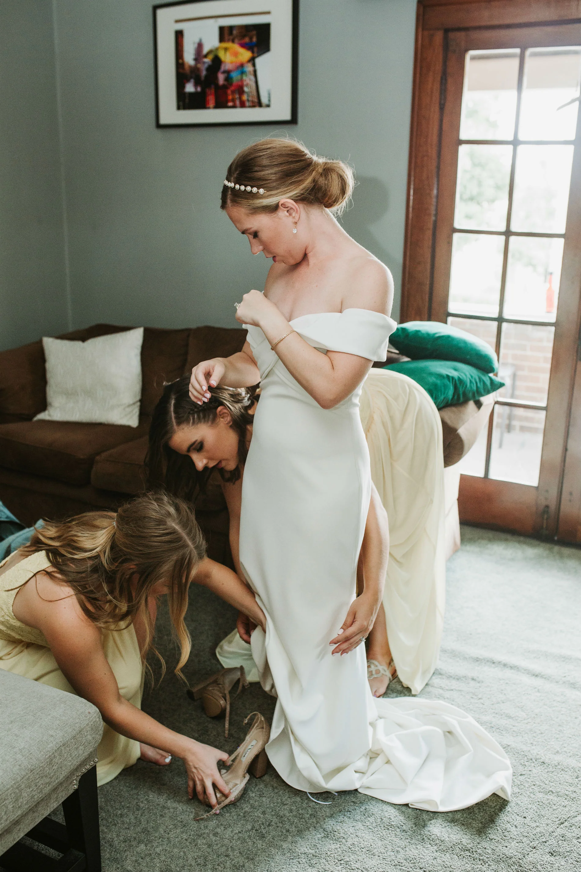 Finishing touches! Photo: Em Havranek