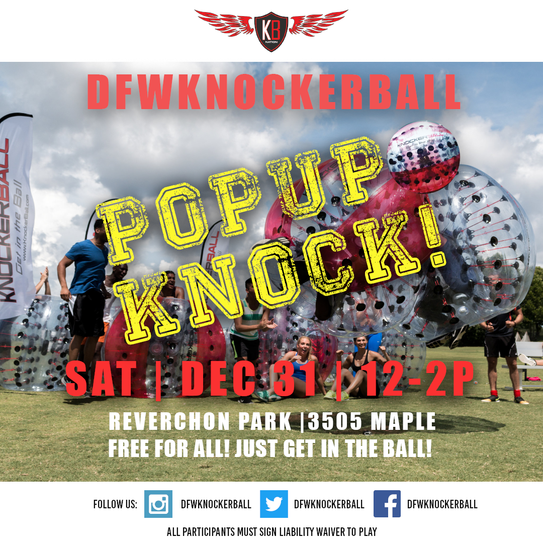 Popup Knock! This Saturday! 