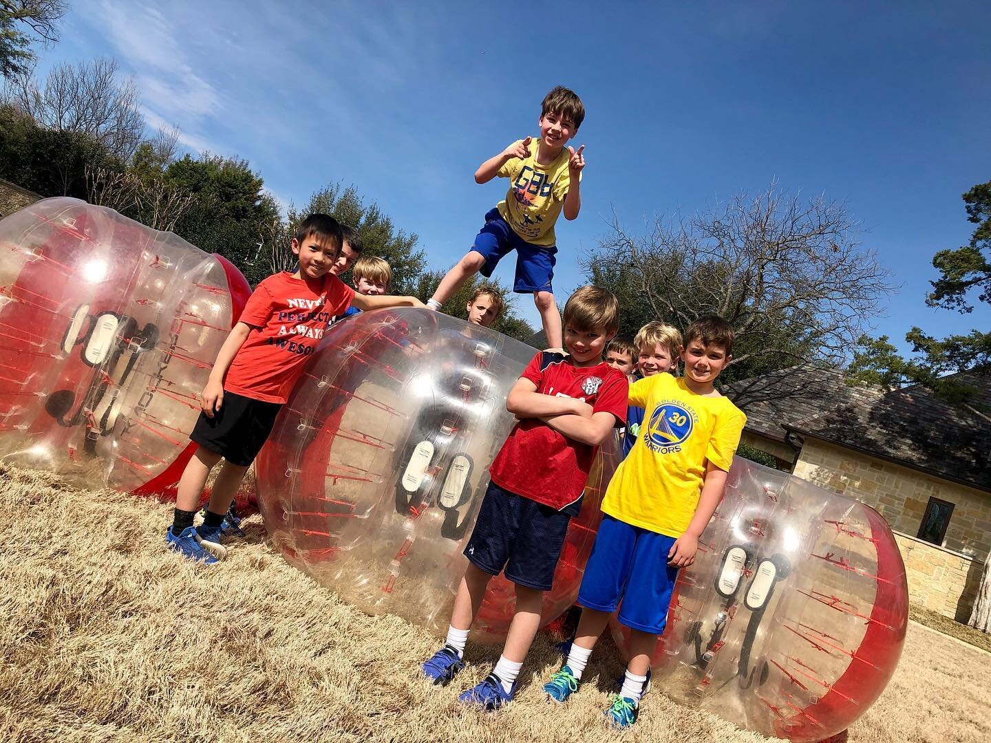 We want YOU to get in the ball! Call @dfwknockerball today at 214-263-7446 to book your next great time today! Let's #getintheball !!! #dfwknockerball #bubblesoccer #knockerball #parklife #ban #dallas #plano #frisco #arlington