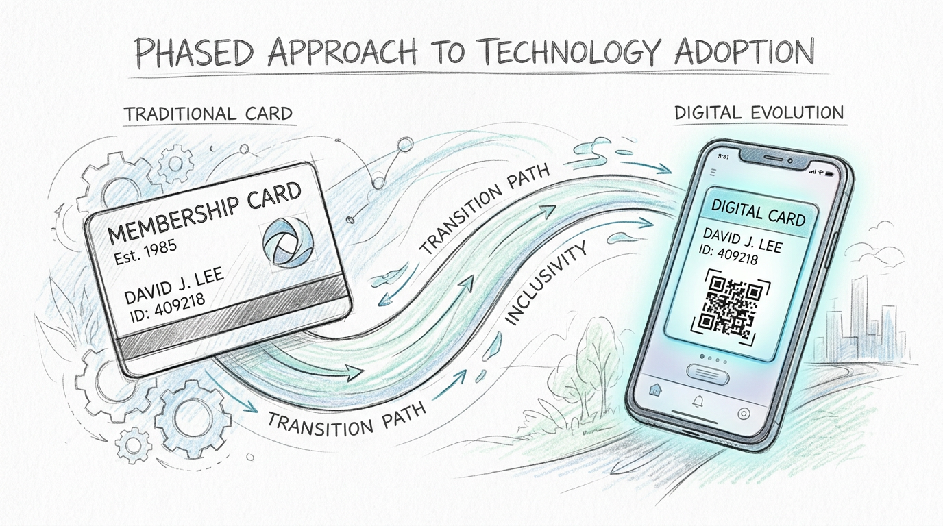 digital membership card adption