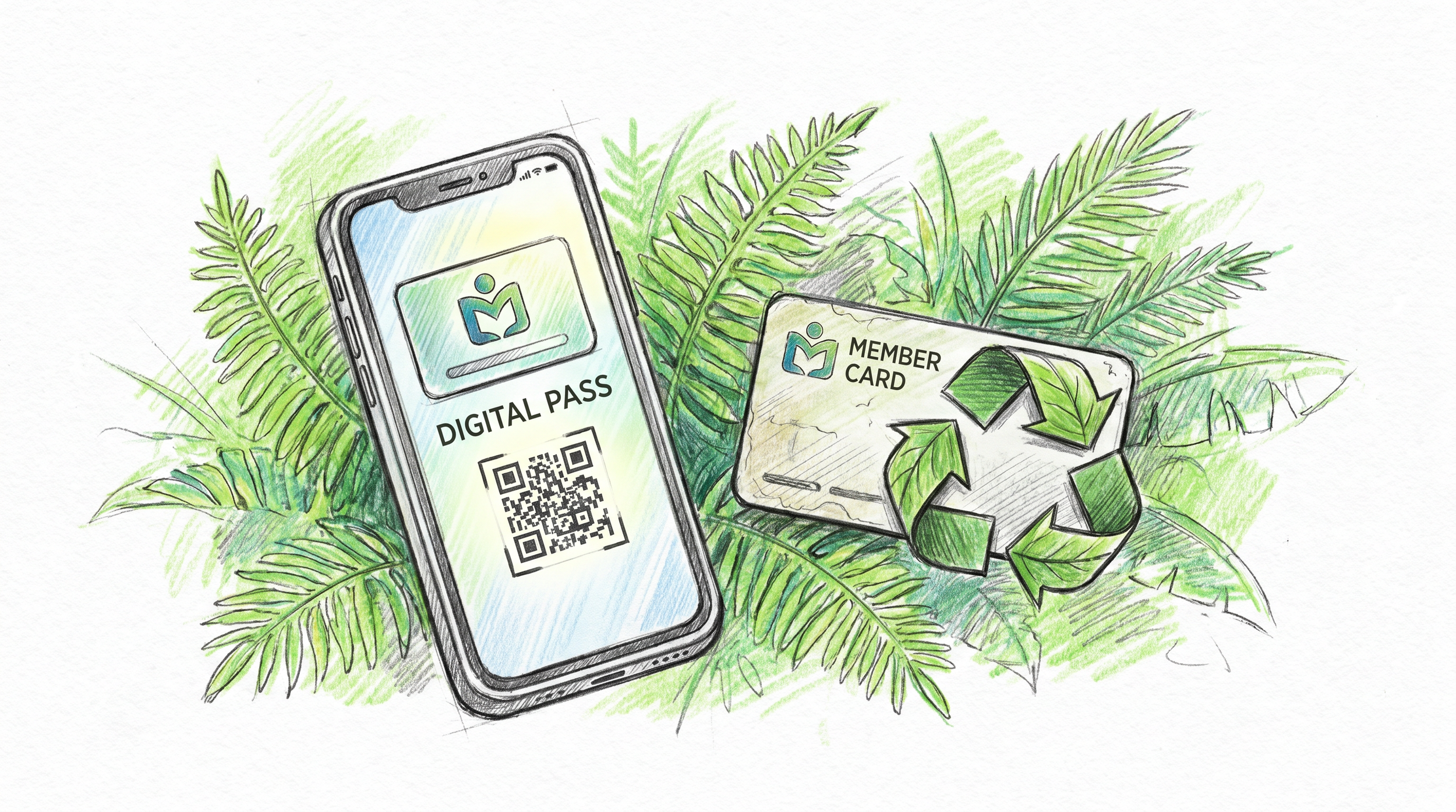 digital membership cards vs physical cards