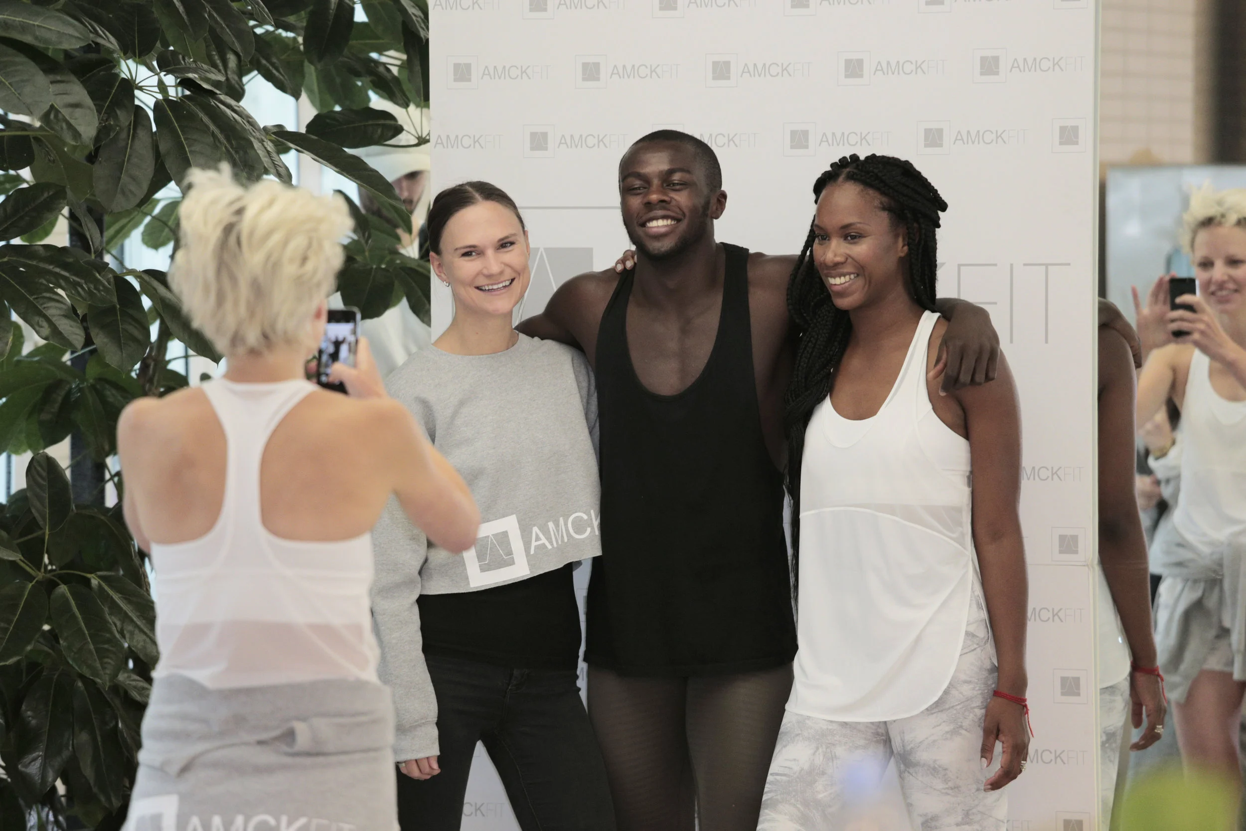 Aicha McKenzie, CEO & Director, AMCK (Right) - Kathryn Snook, Head Booker, AMCK Dance (left) & AMCK Talent - Shay Barclay & Ida May, AMCK FIT