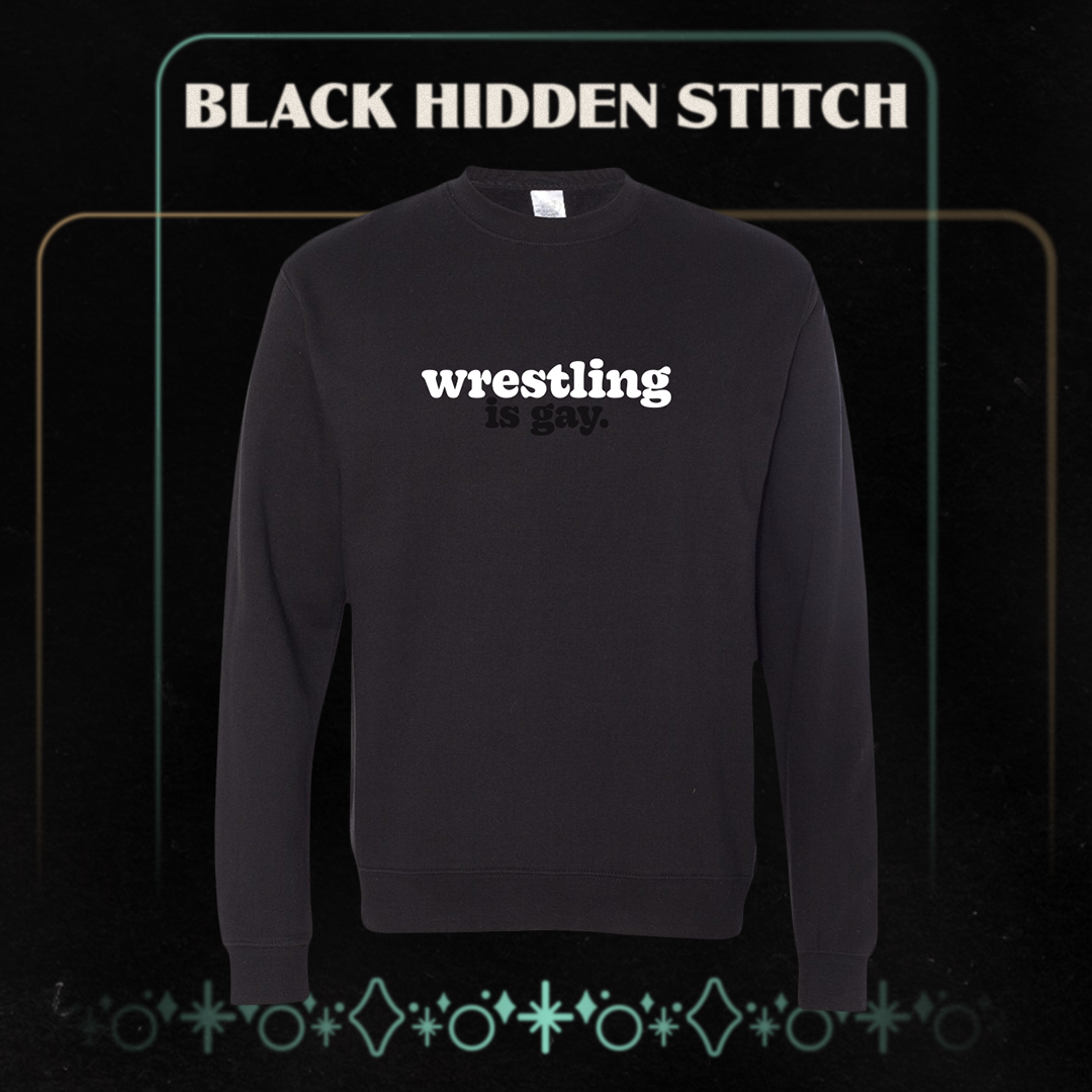 **DEAD STOCK** Black Hidden Stitch