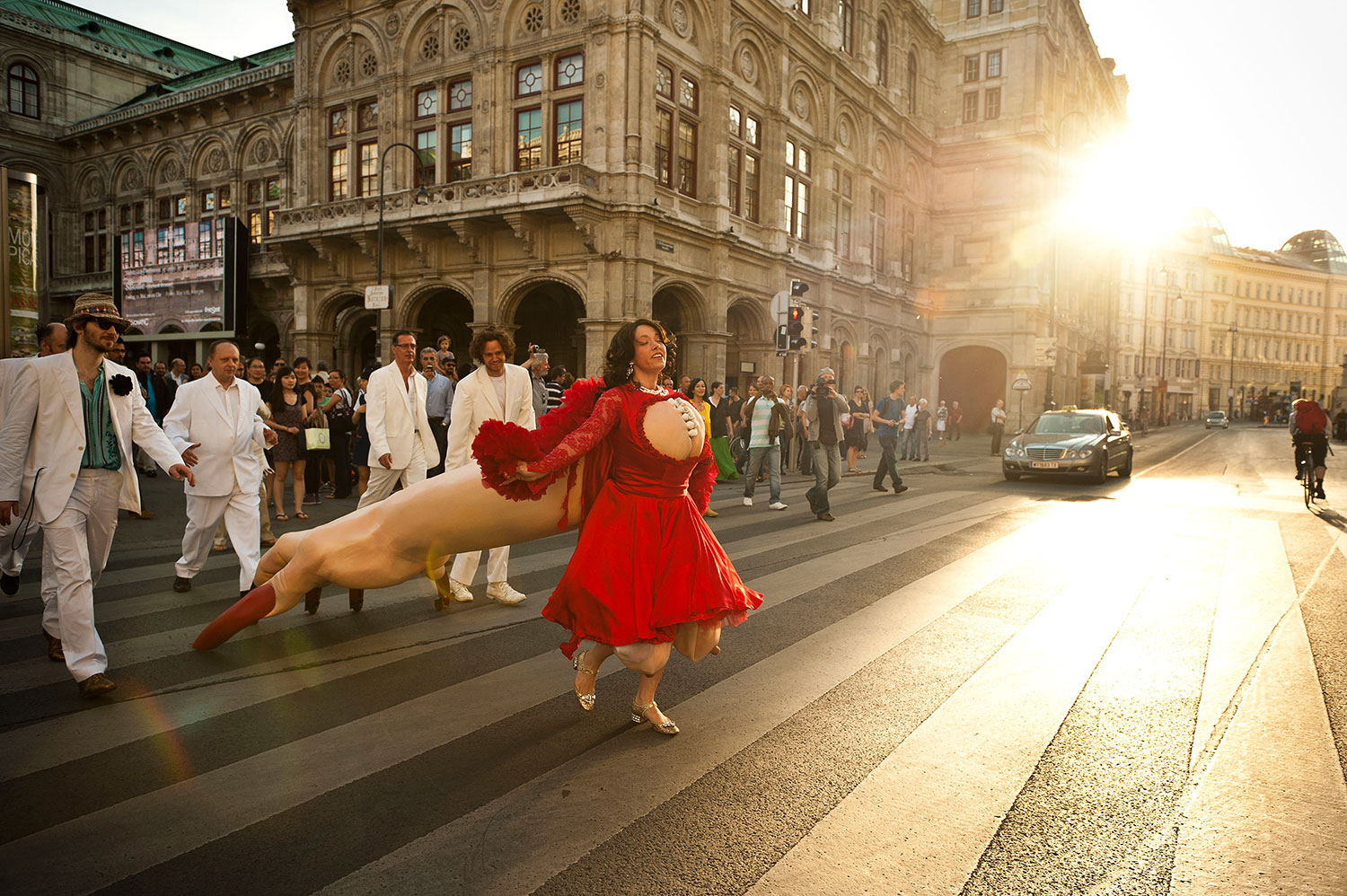 THE UTTERLY DANGEROUS MAN-EATING DIVA TAKING ON THE STREETS OF VIENNA