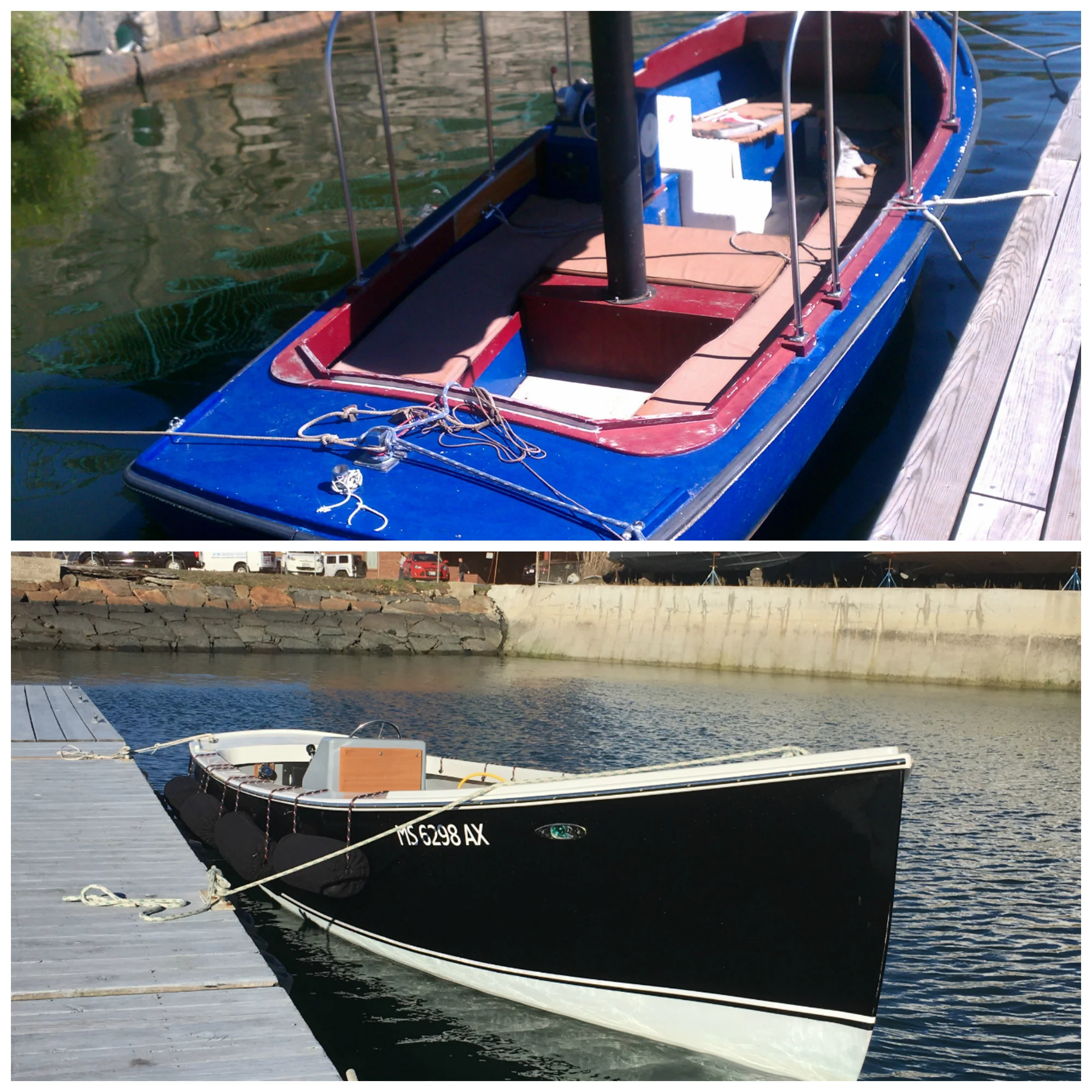 Restoration of a 20 foot Duffy launch