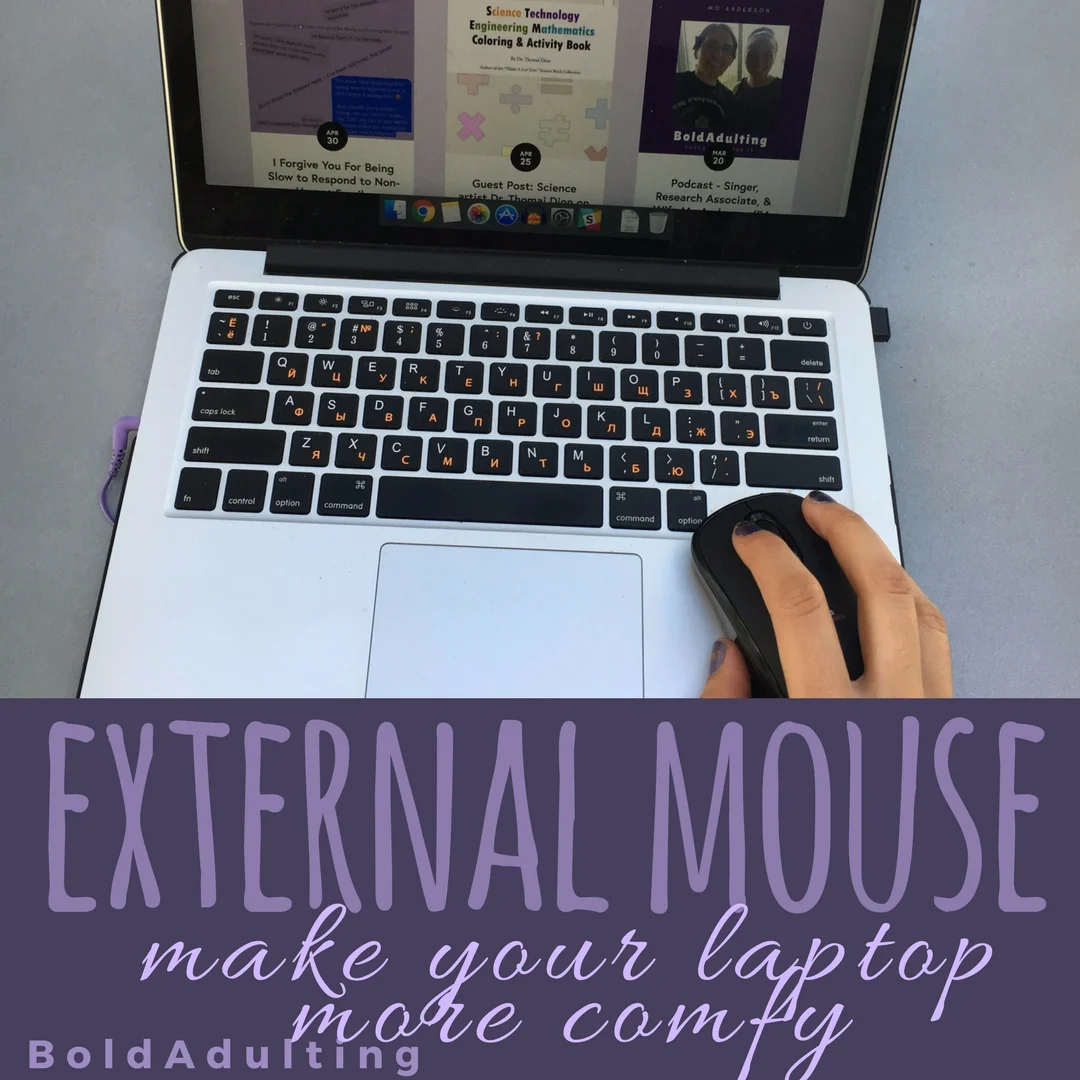 Once you adapt to a mouse you may never go back to a touch pad again.