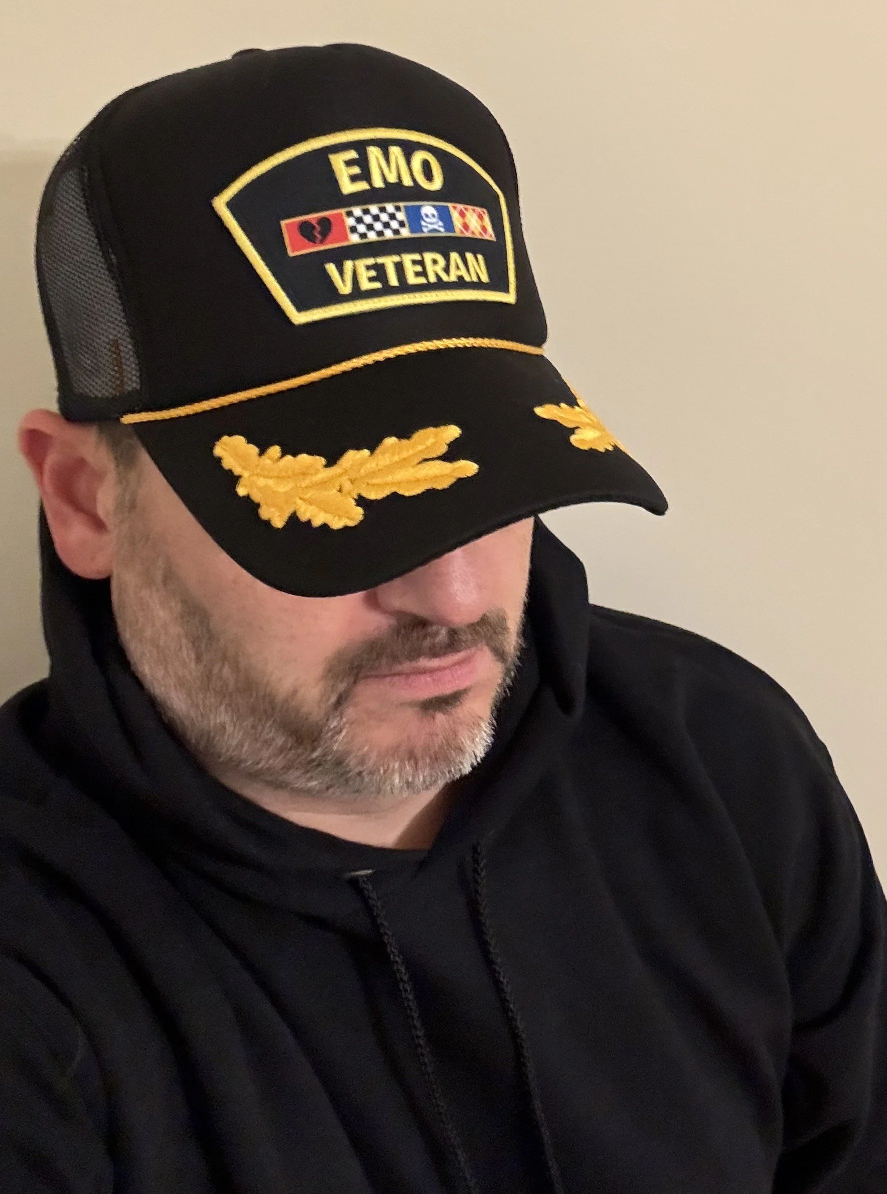 Emo Veteran Hat - Black with Leaf.jpg