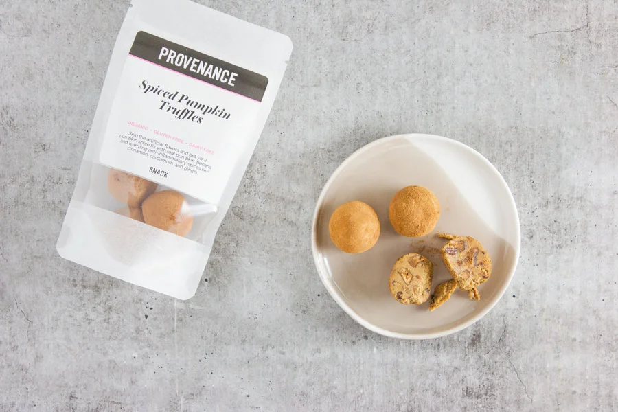 Spiced Pumpkin Truffles (VG, P)