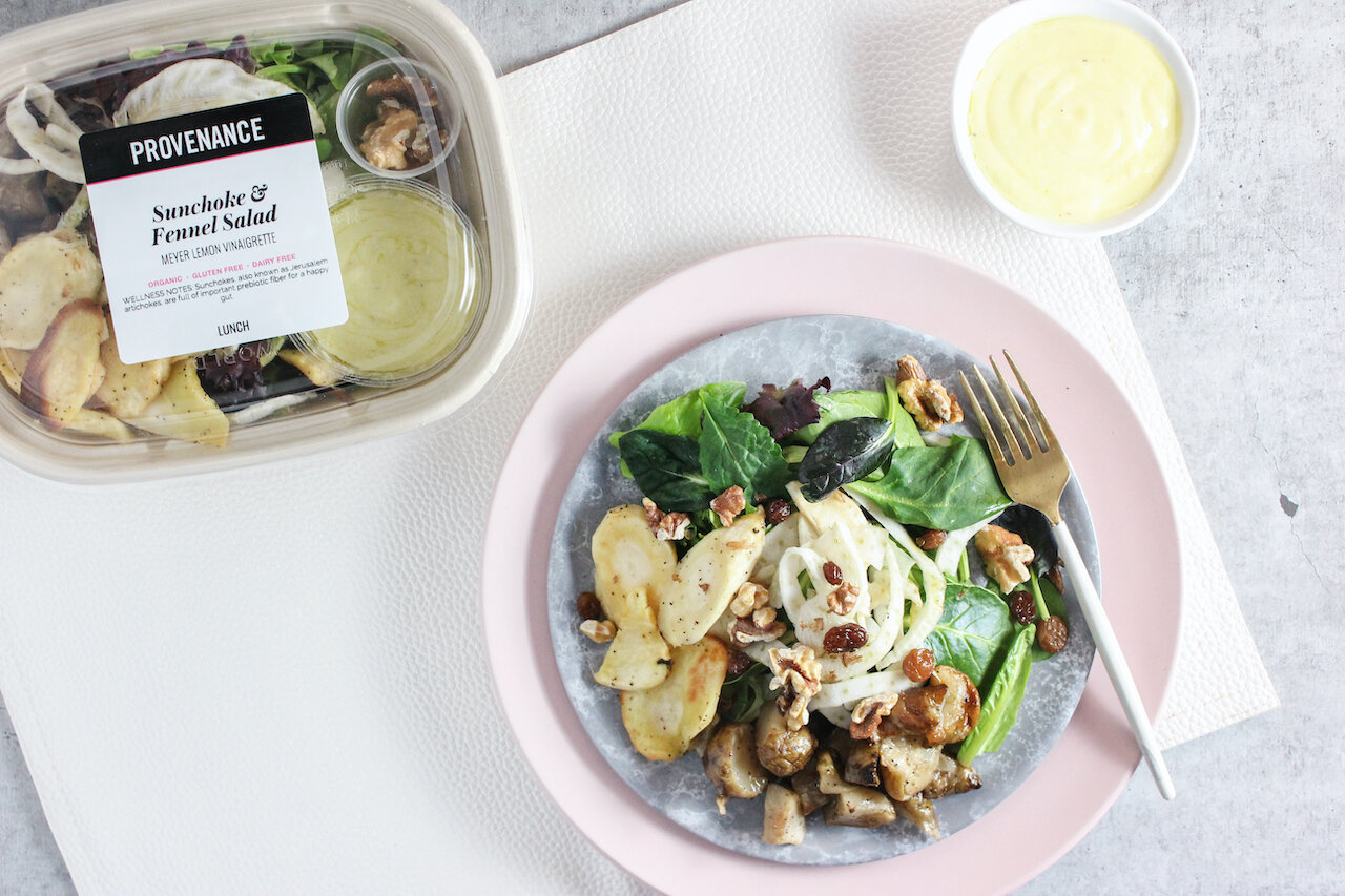 Sunchoke and Fennel Salad with Meyer Lemon Vinaigrette