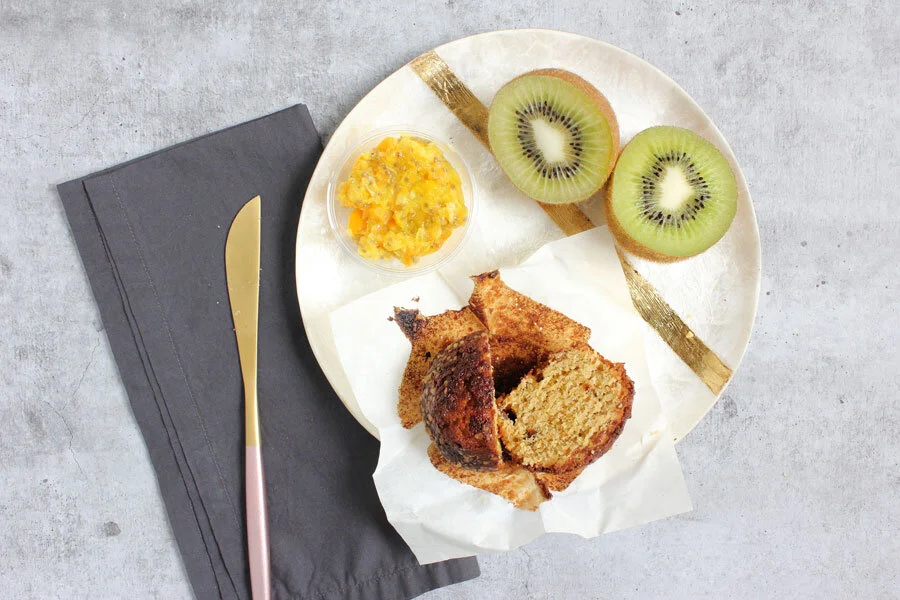 Orange Blossom Paleo Muffin with Chia Marmalade