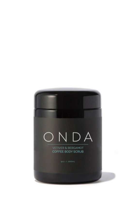 Provenance Meals Holiday Gift Guide to Wellness 2020 ONDA Beauty Vetiver & Bergamont Coffee Body Scrub