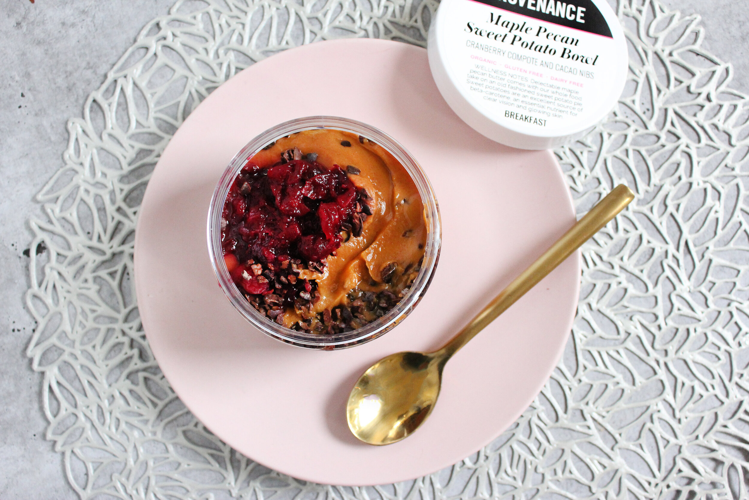 Sweet Potato Bowl with Maple Pecan Butter and Cranberry Compote Provenance Meals.jpg