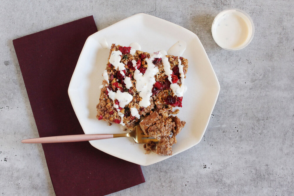 Baked Cranberry Oatmeal with Wildflower Thyme Cream Provenance Meals.jpg