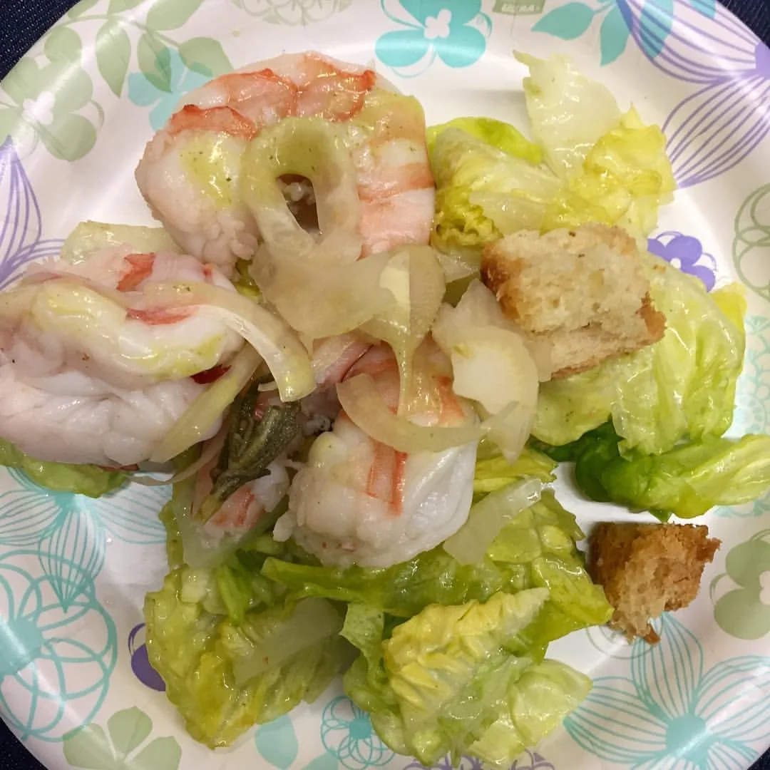 Vanilla Poached Baja Shrimp