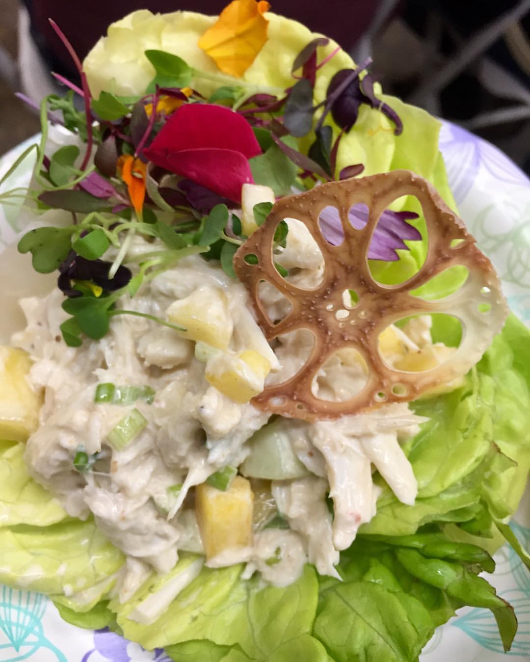 Crab Salad with Tamarind and Crispy Lotus Root