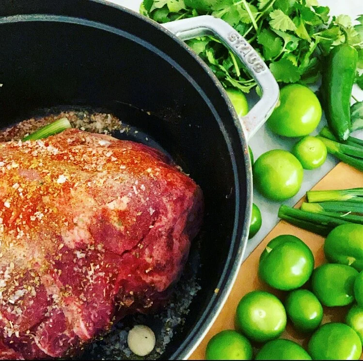 tomatillo braised pulled pork