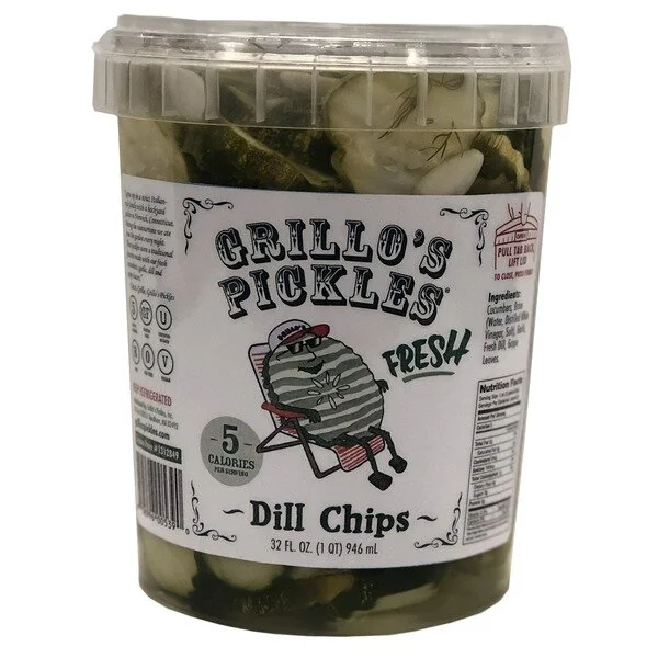 you need this: grillo's pickles