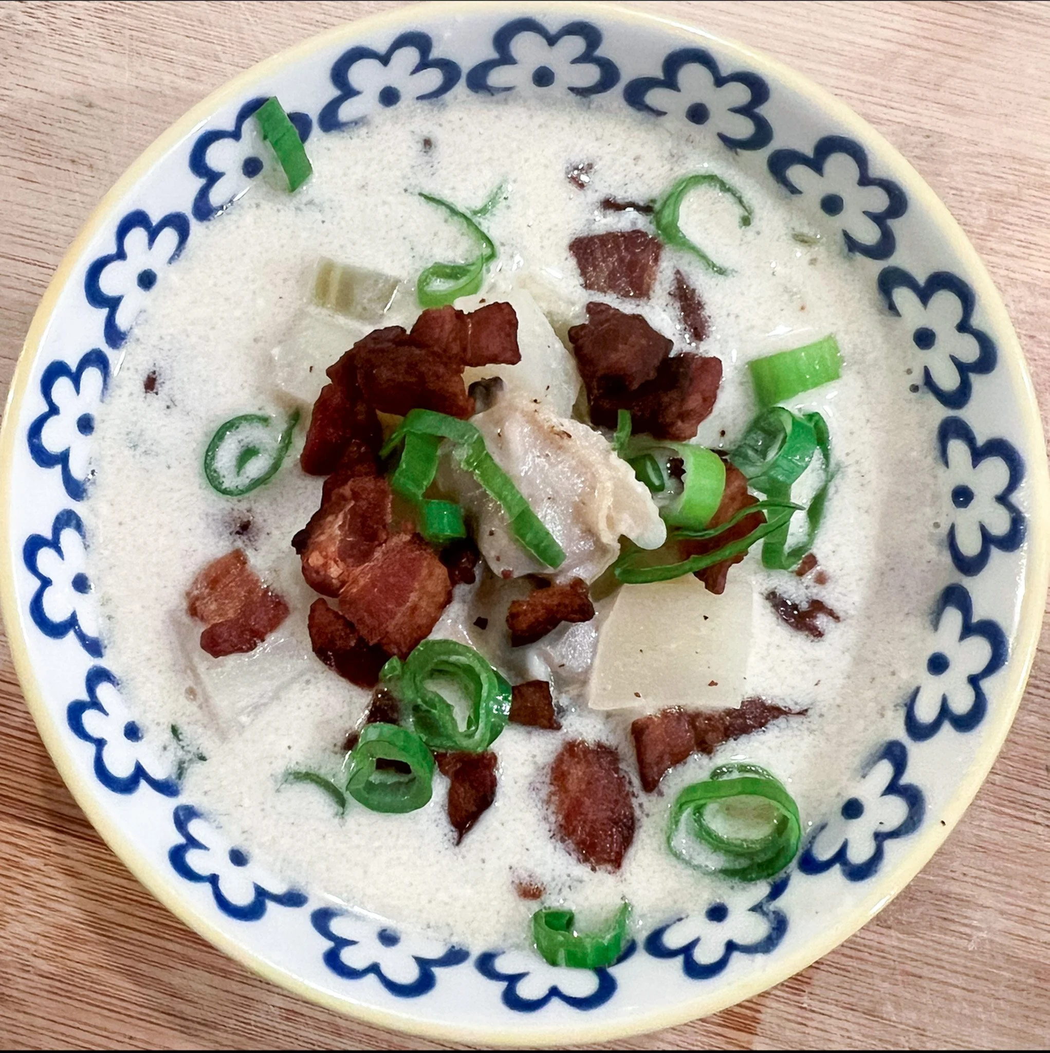 new england style clam chowder