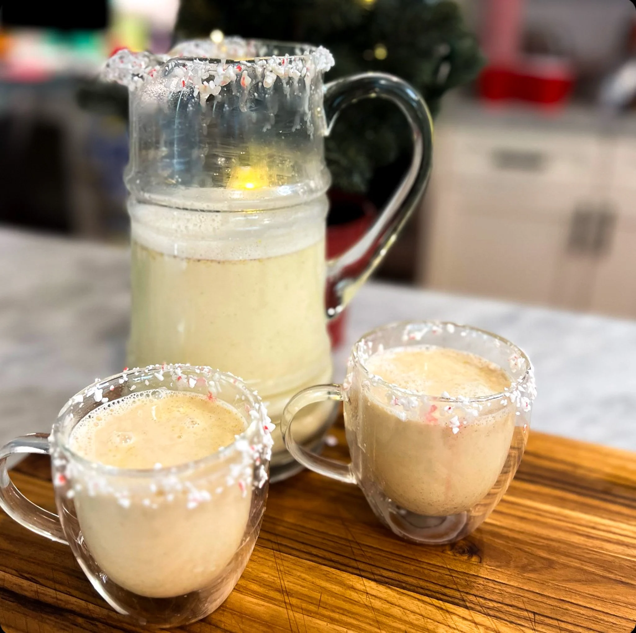 homemade holiday eggnog