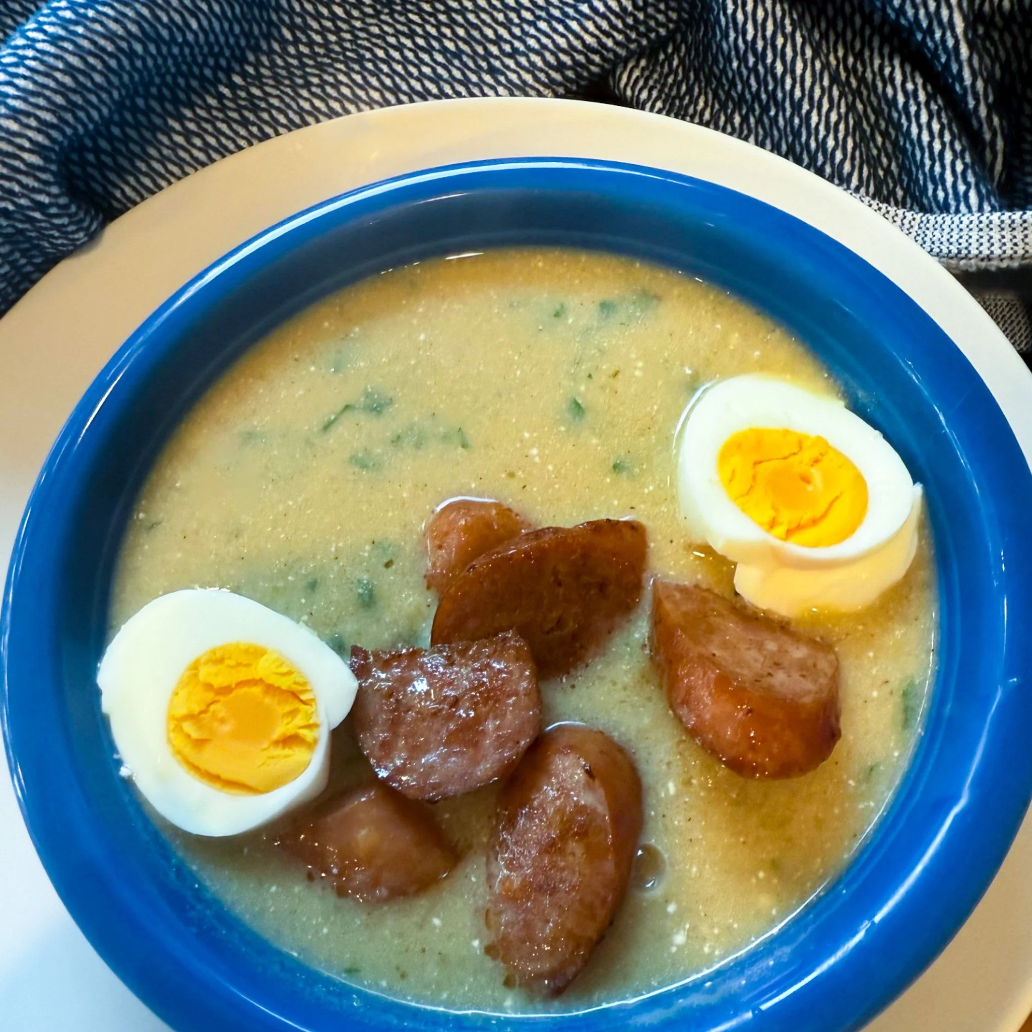 polish white borscht soup